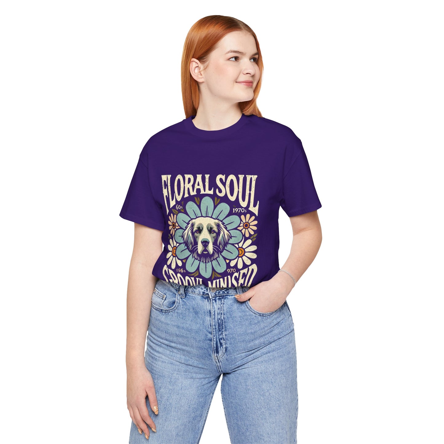 Stylized Vintage Dog: GROOVY Retrozip