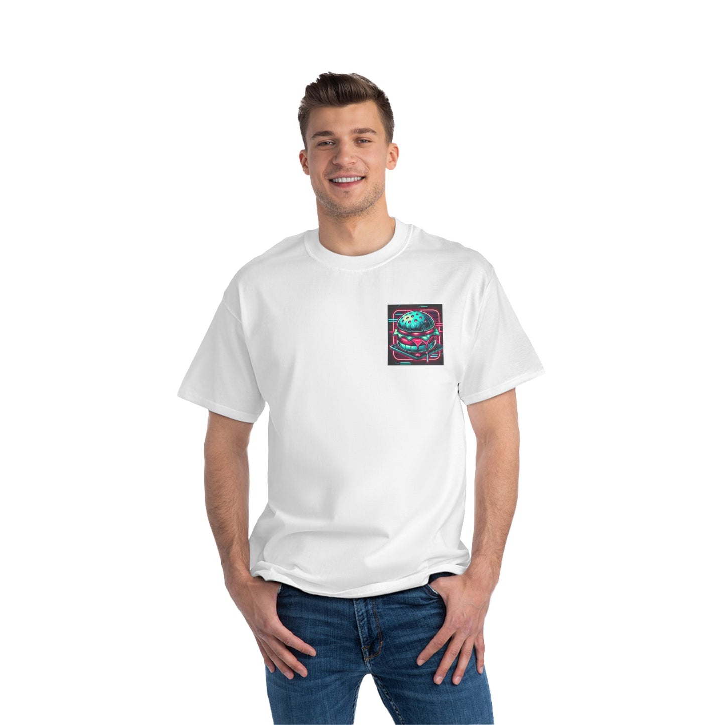Neon-Lit
Burger: Cyberpunk Retro-futuristic