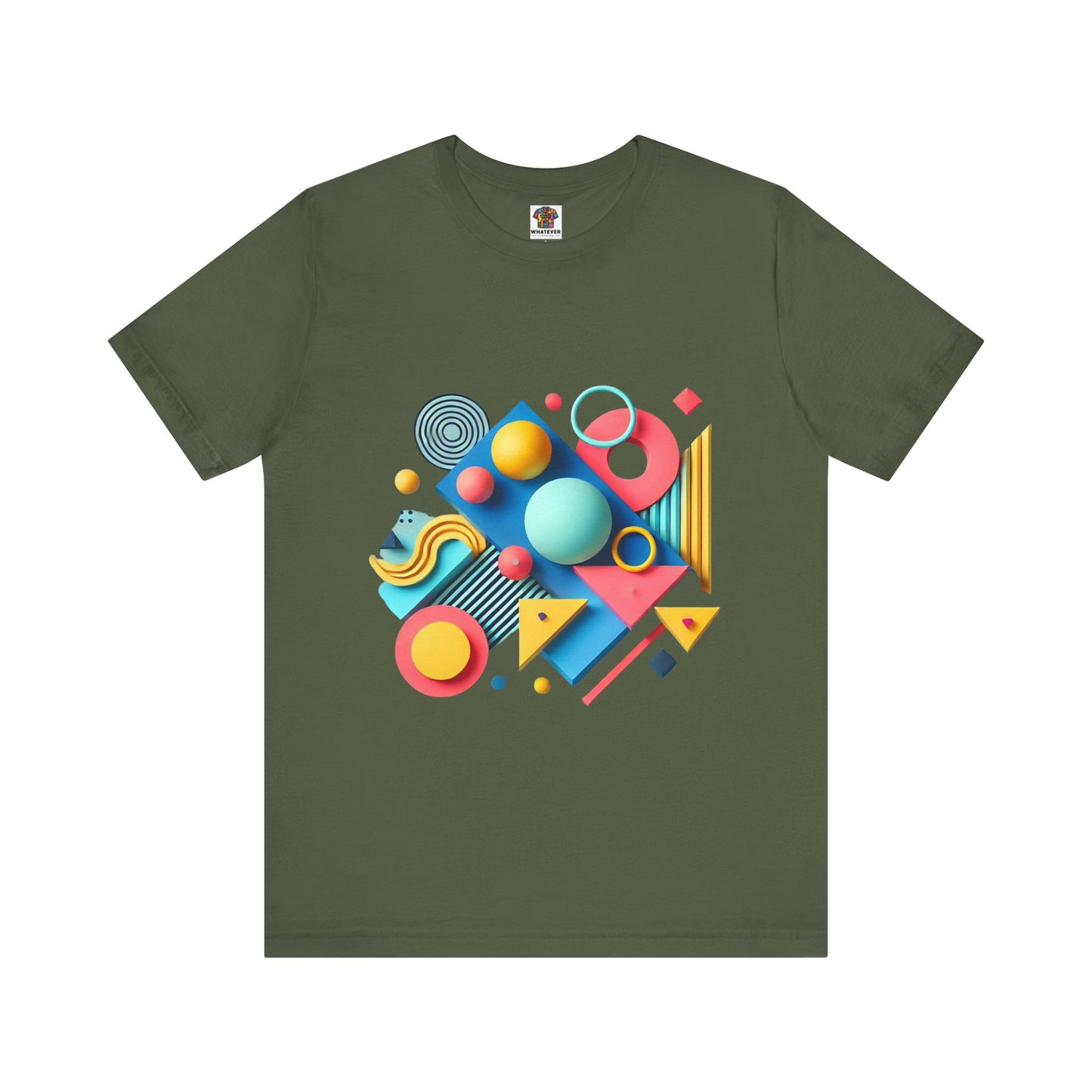 Abstract Geometric Shapes Design: Pop Surrealism
