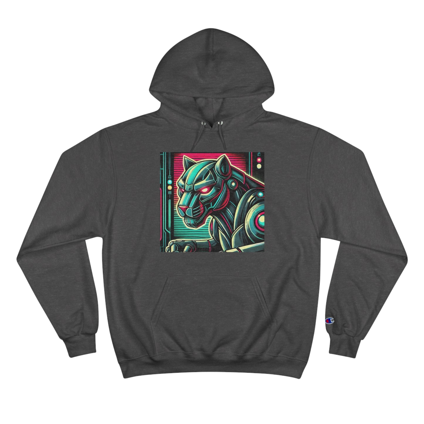 Robotic
Panther: Cyberpunk Retro-futuristic