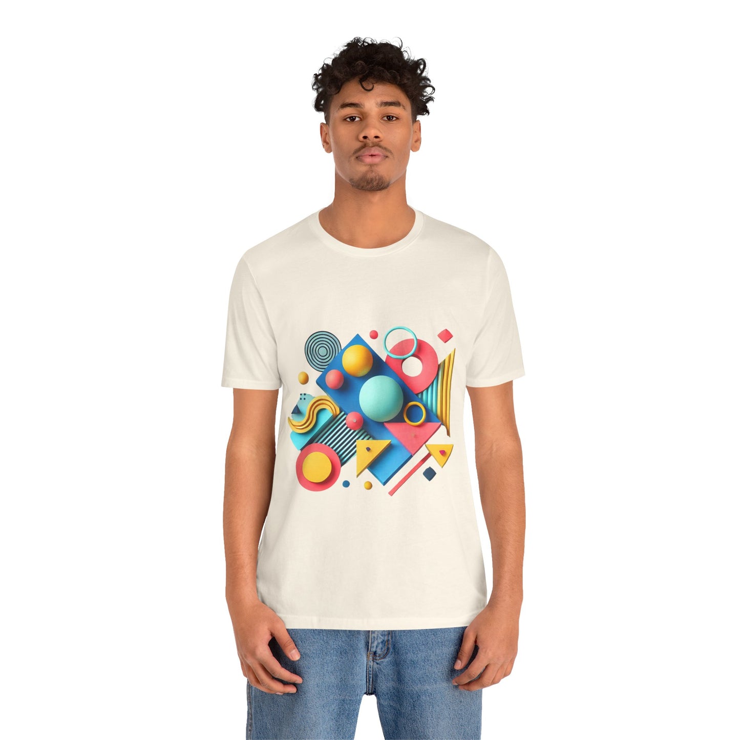 Abstract Geometric Shapes Design: Pop Surrealism