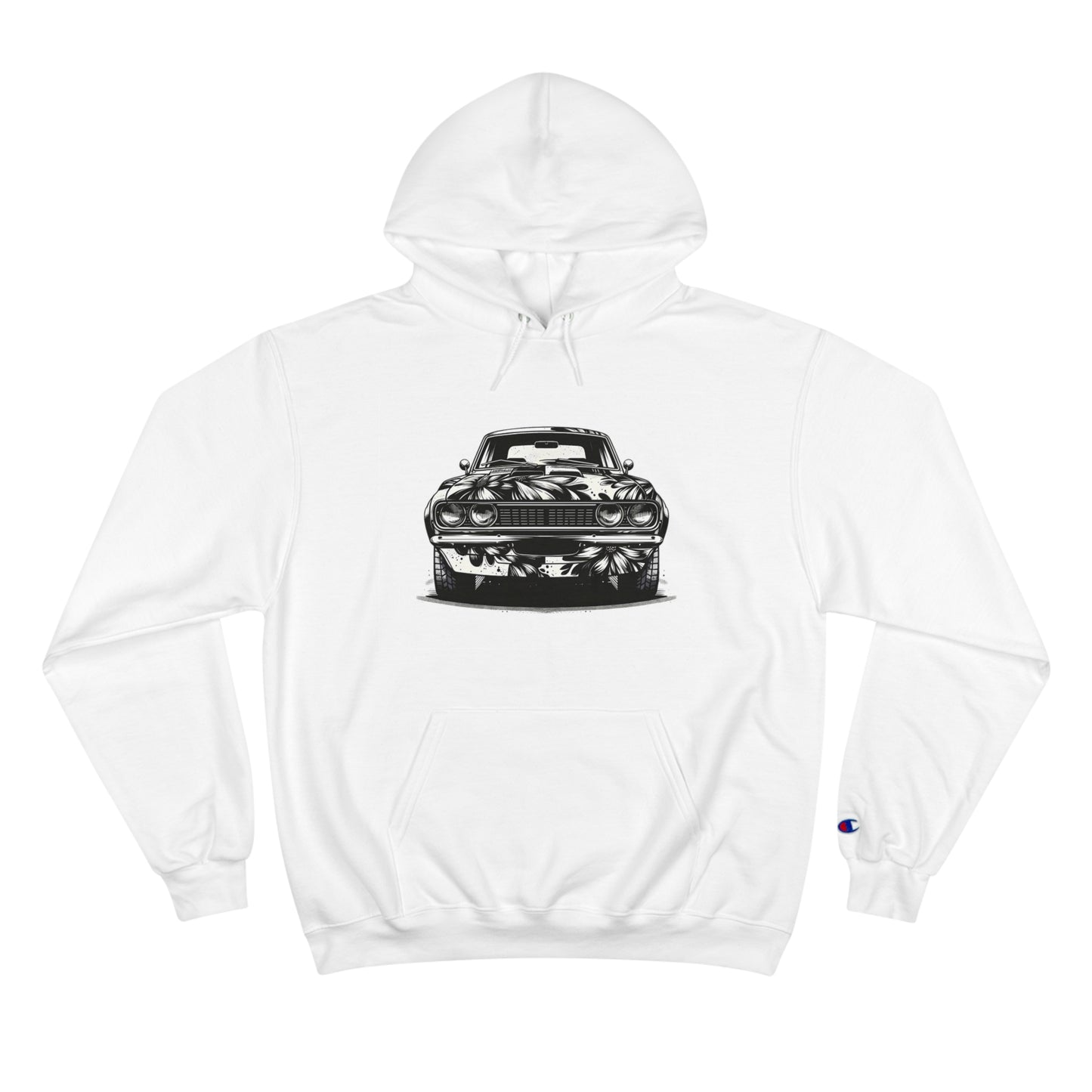 Centered
Front Vintage Car: Vintage Floral