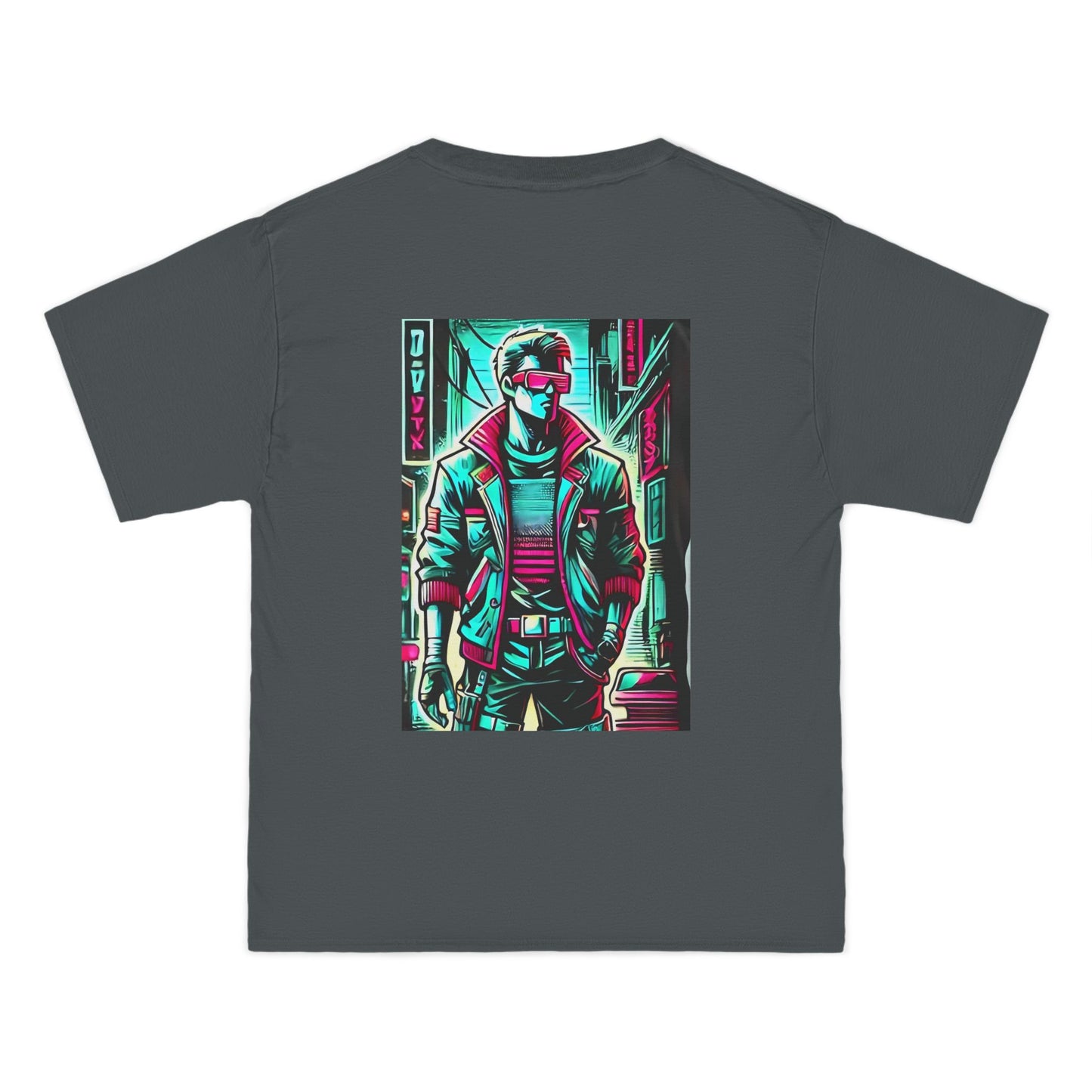 Stylized
Human Figure: Cyberpunk Retro-futuristic