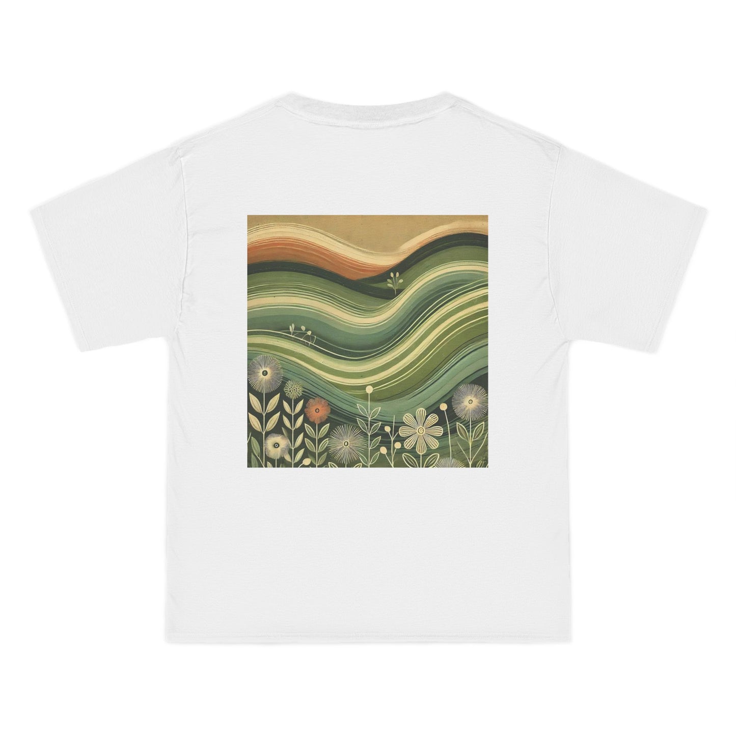 Rolling
Hills: Floral Sepia