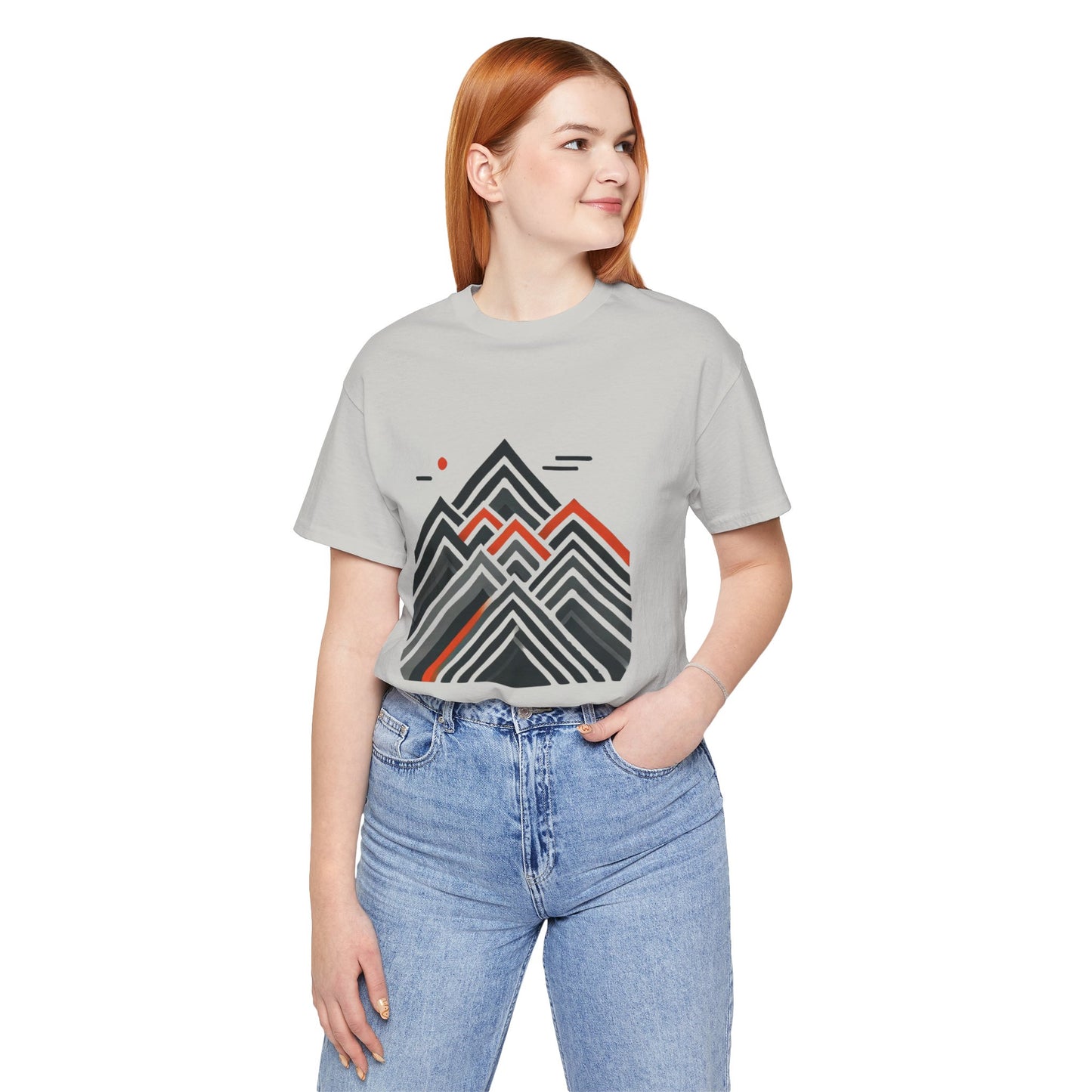 Abstract Mountain: Minimalist Geometric