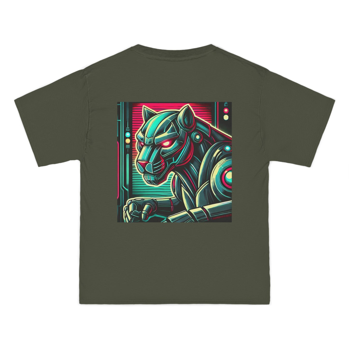 Robotic
Panther: Cyberpunk Retro-futuristic