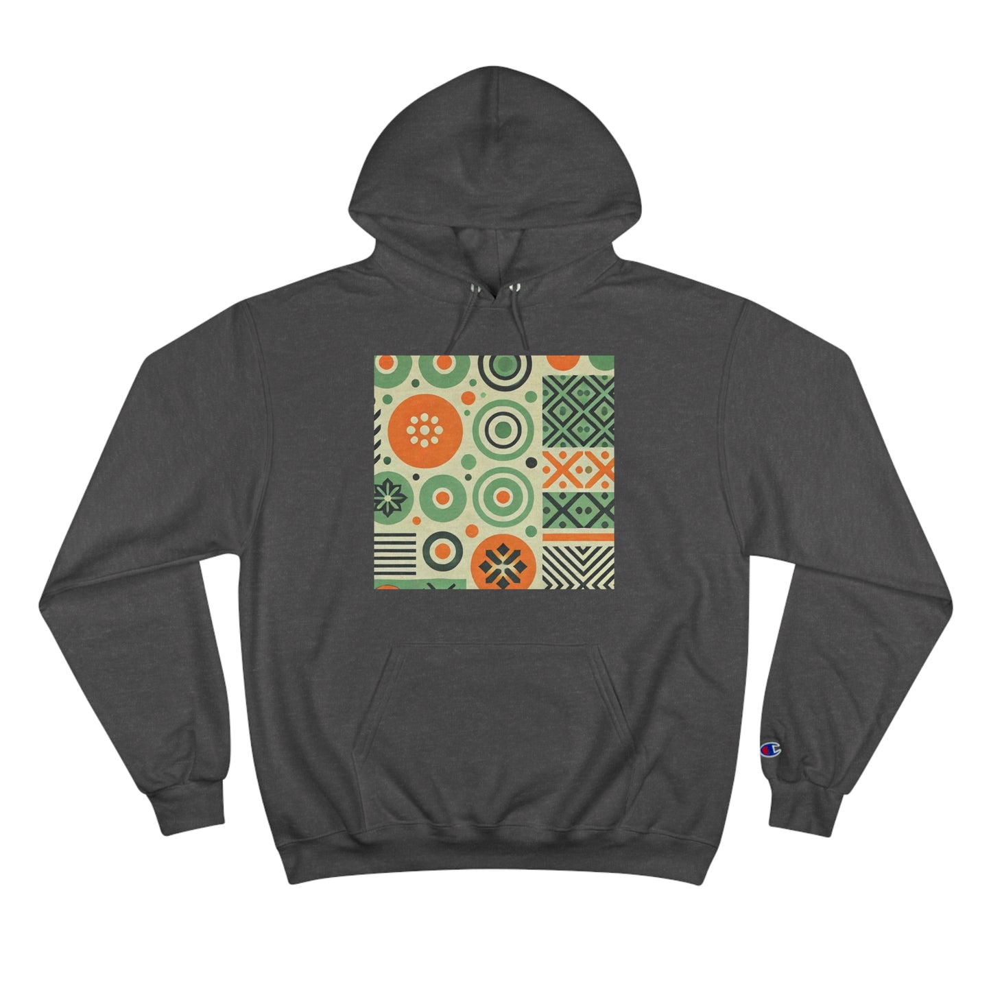Geometric
Shapes: Floral Orange Vibe