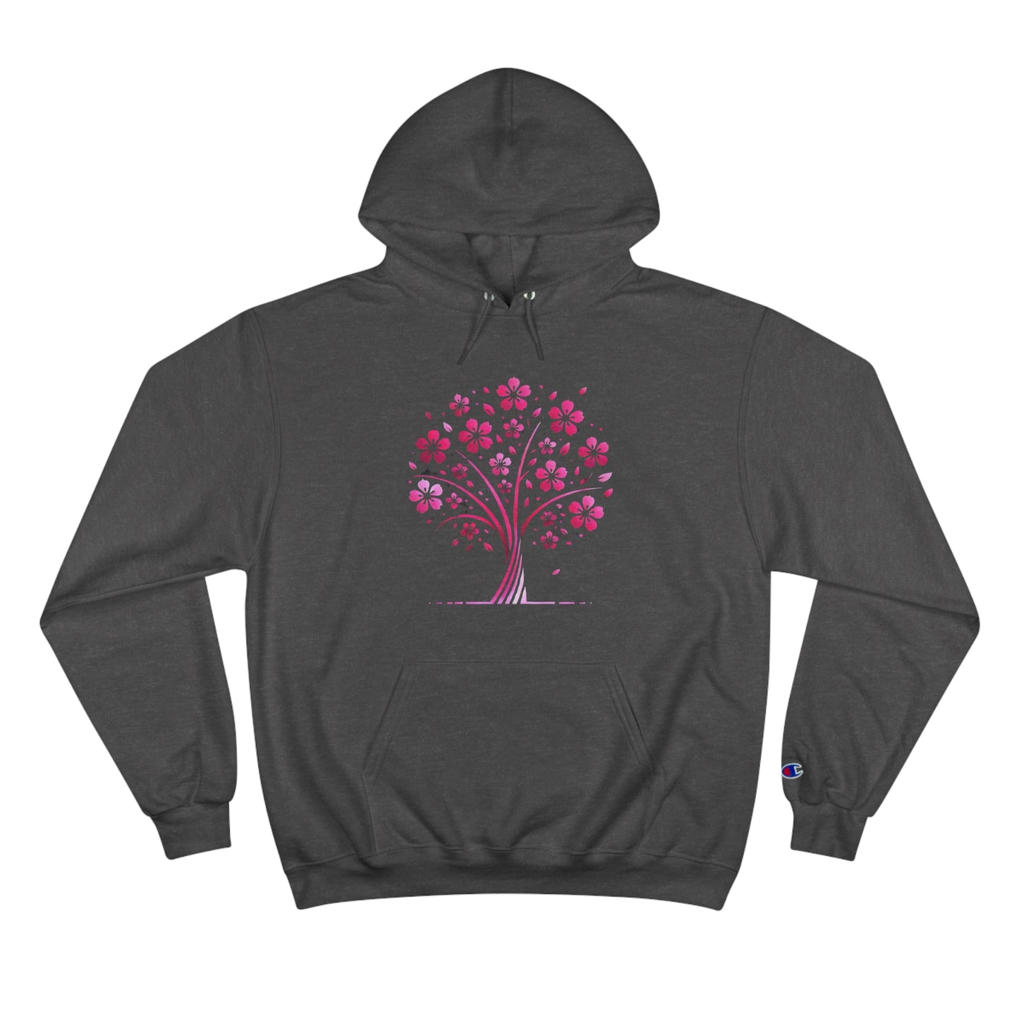 Isolated
Stylized Tree: Floral Noir