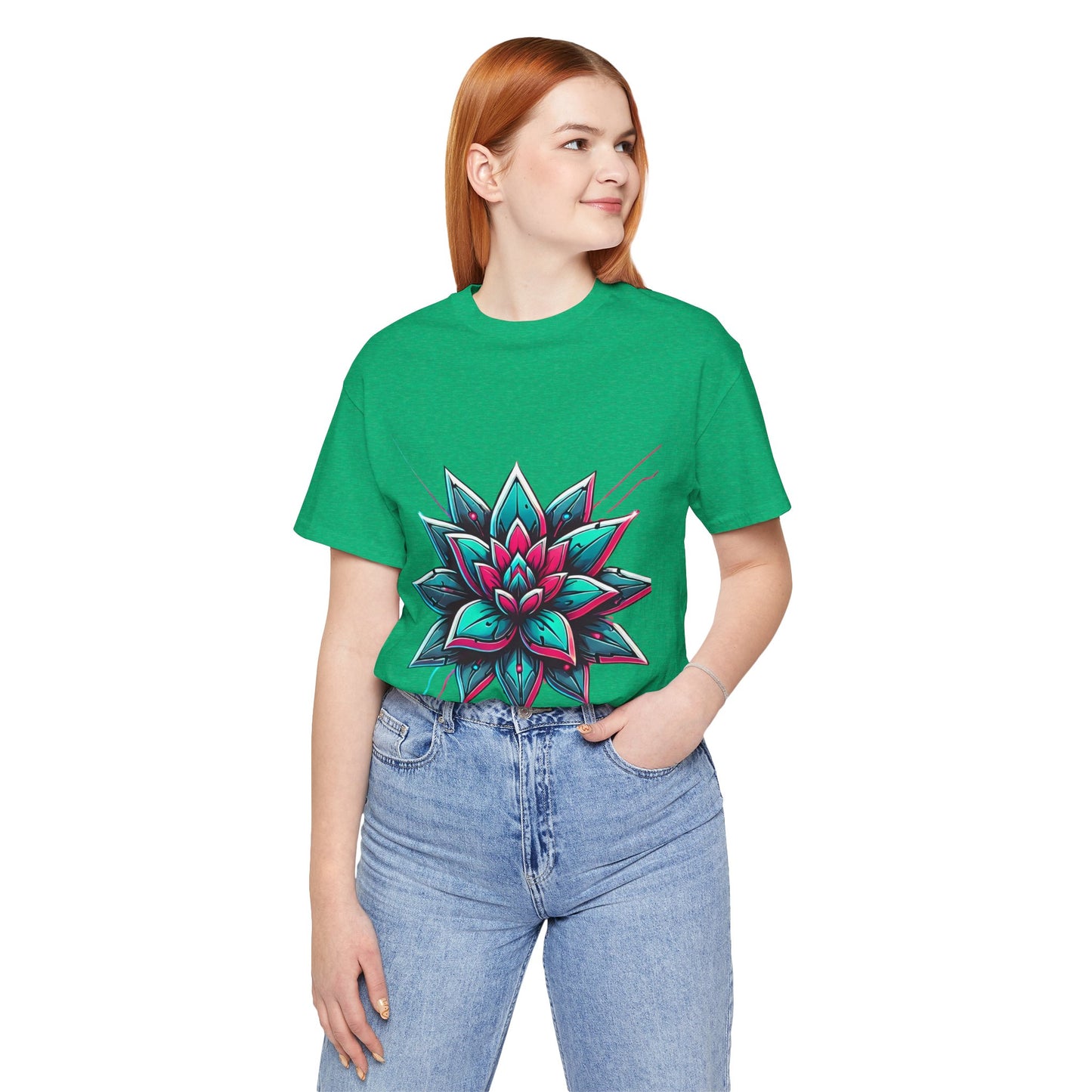 Cybernetic Flower: Cyberpunk Retro-futuristic