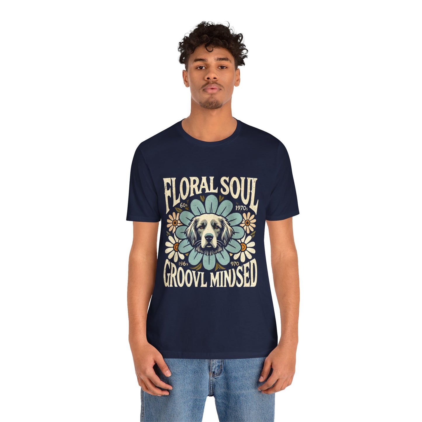 Stylized Vintage Dog: GROOVY Retrozip