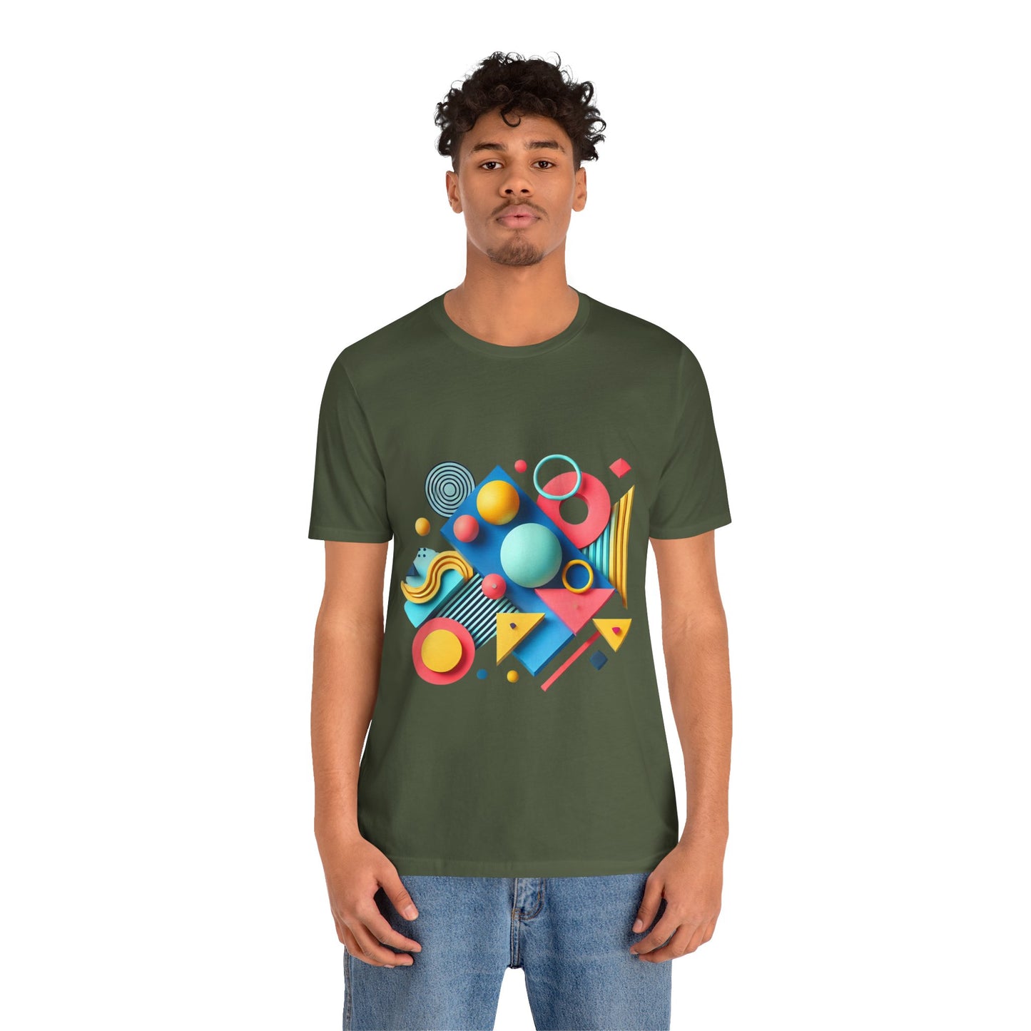 Abstract Geometric Shapes Design: Pop Surrealism