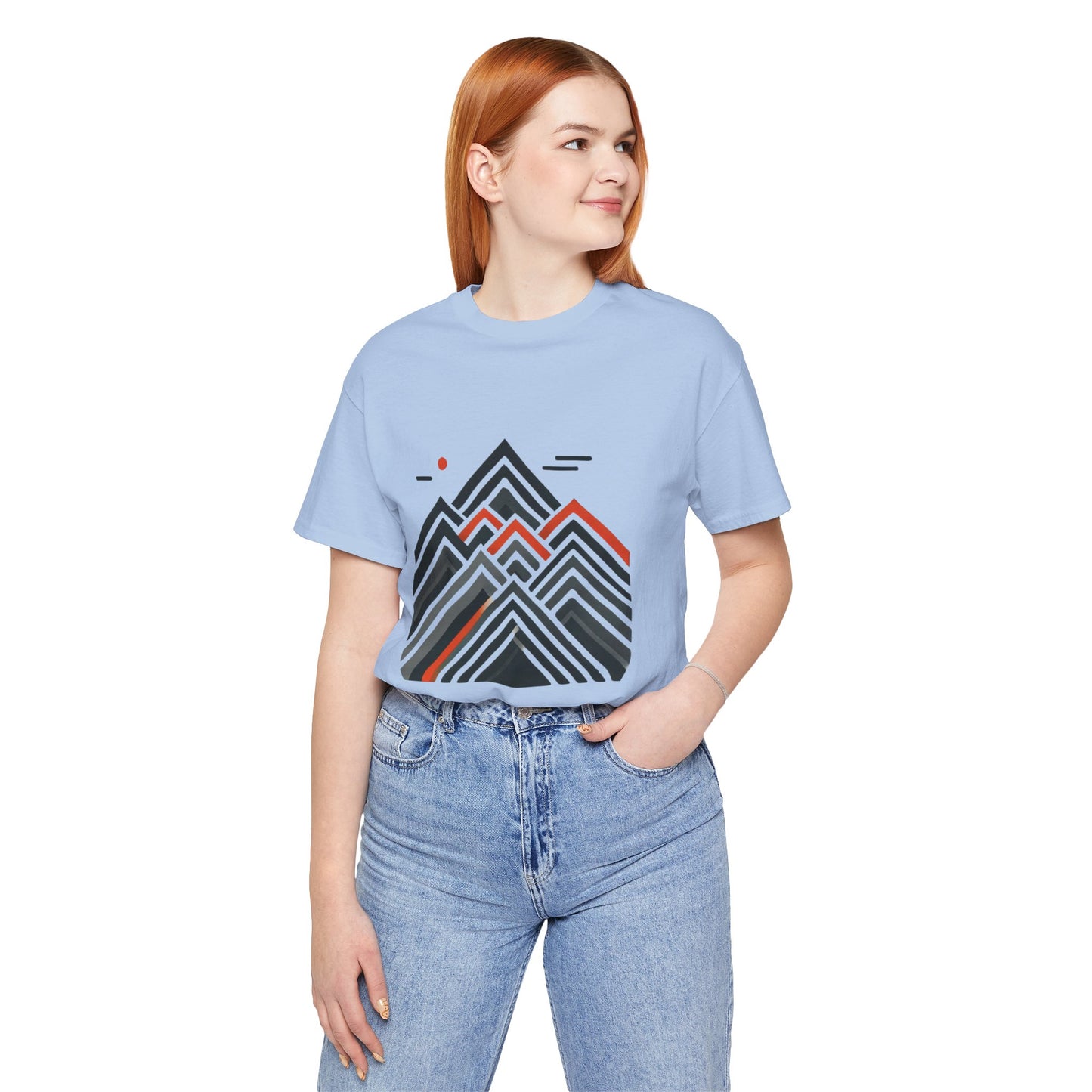Abstract Mountain: Minimalist Geometric