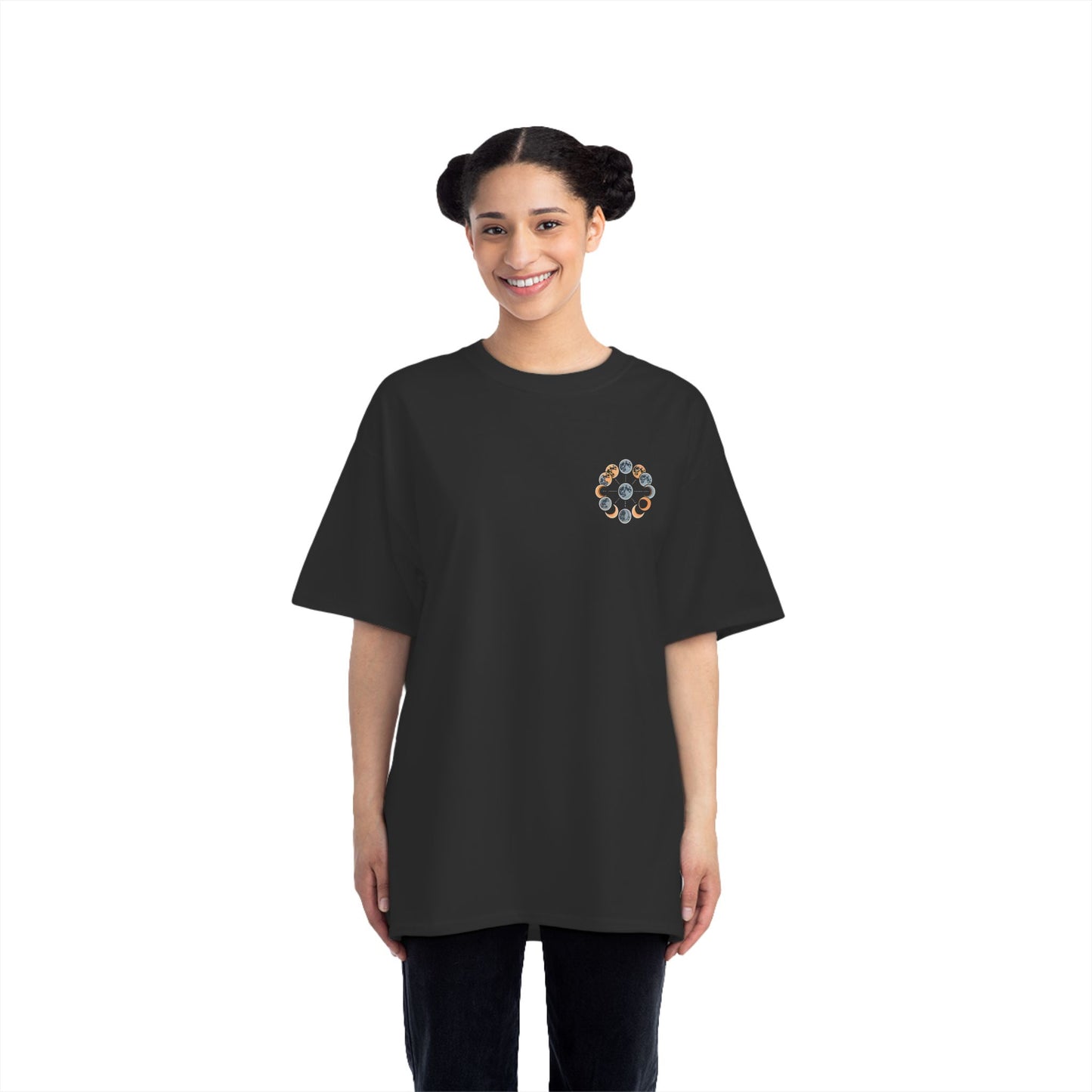Lunar
Phases: Minimalist Geometric