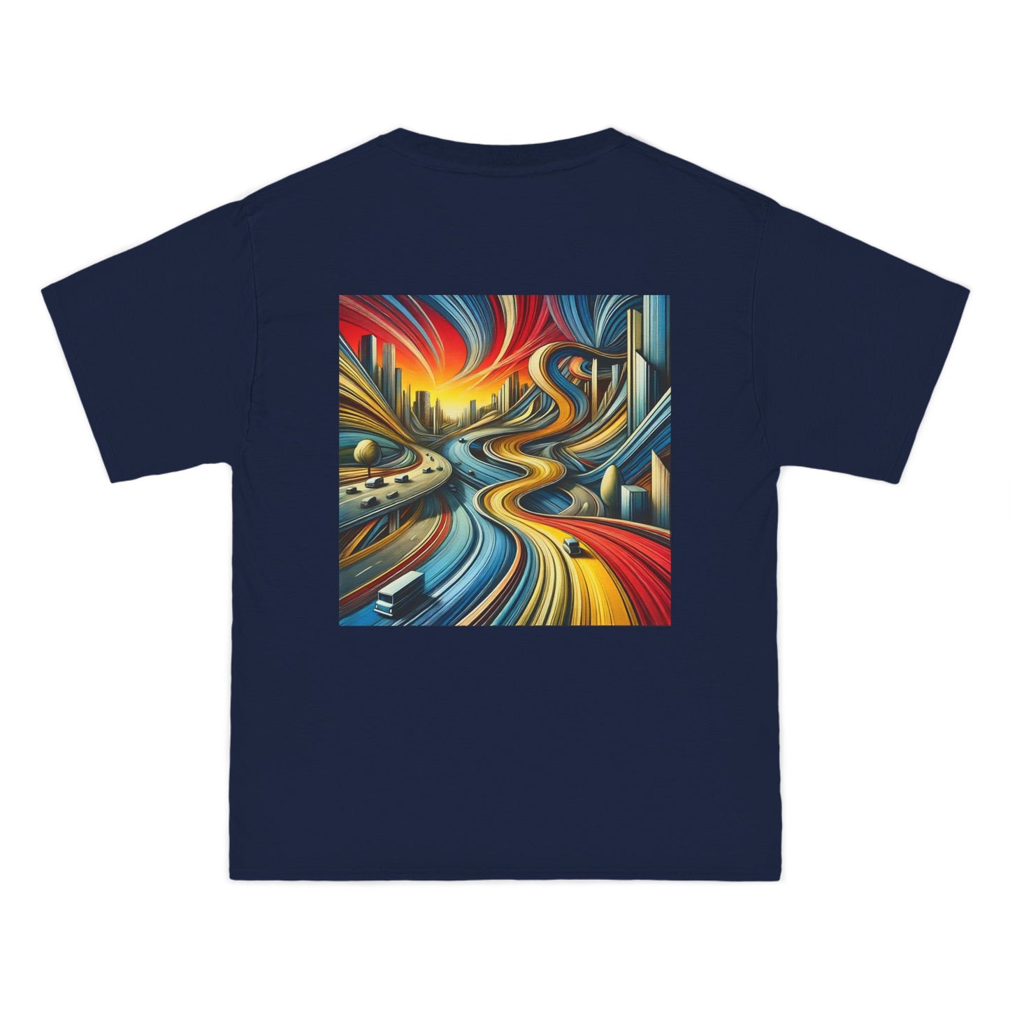 Distorted
Landscape: Futurist Expressionism