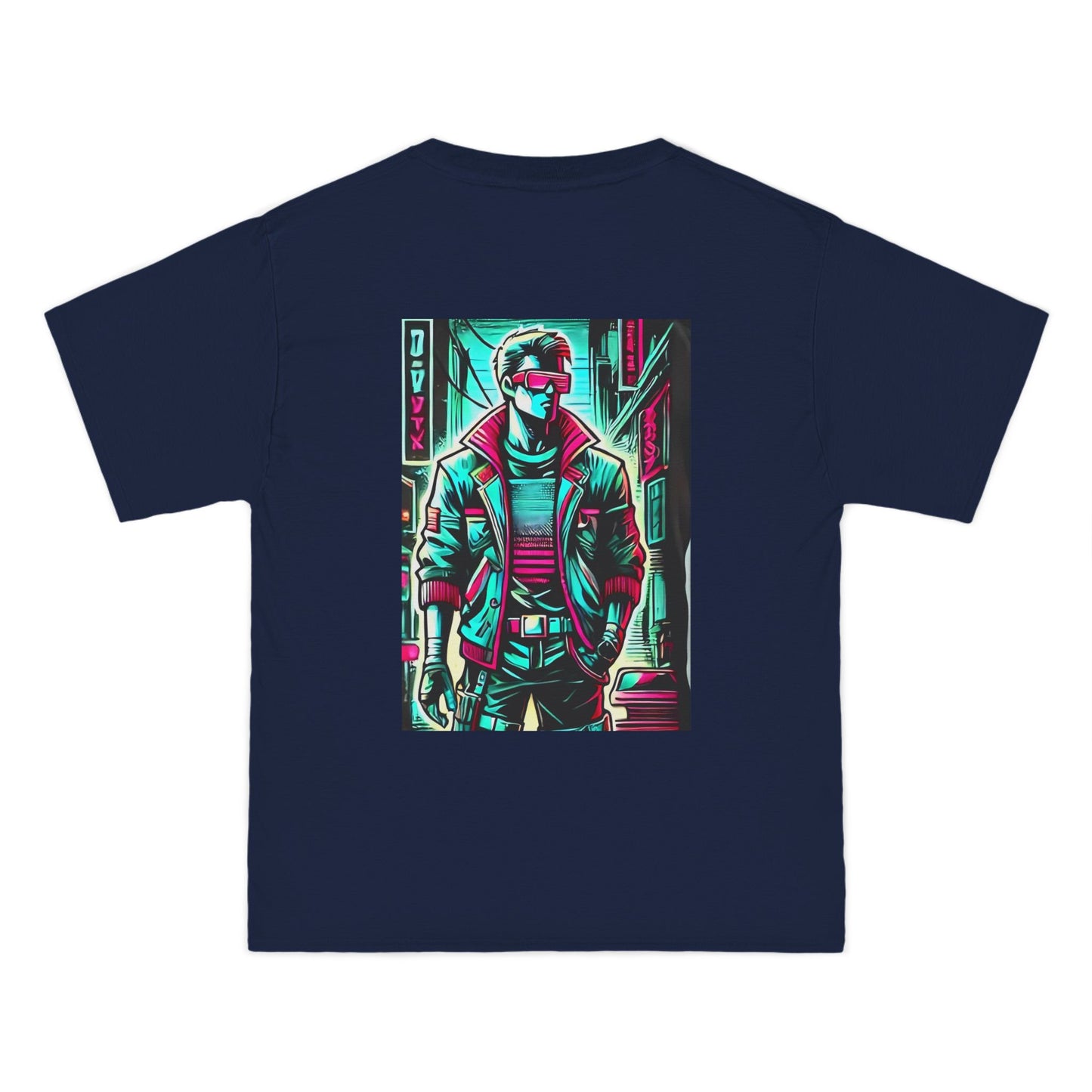 Stylized
Human Figure: Cyberpunk Retro-futuristic