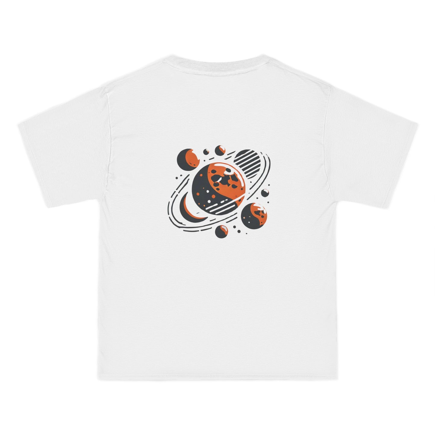 Orbiting
Moons: Minimalist Geometric