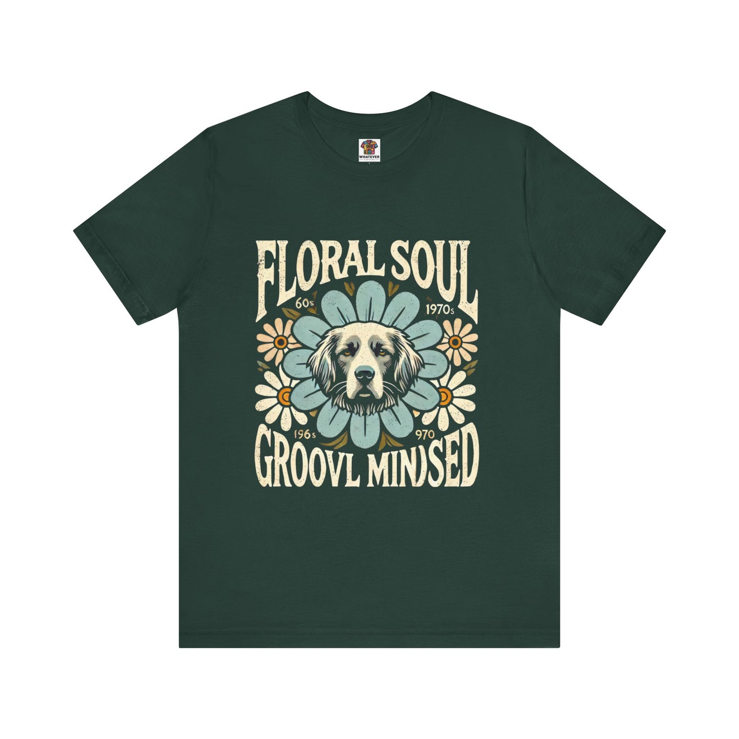 Stylized Vintage Dog: GROOVY Retrozip