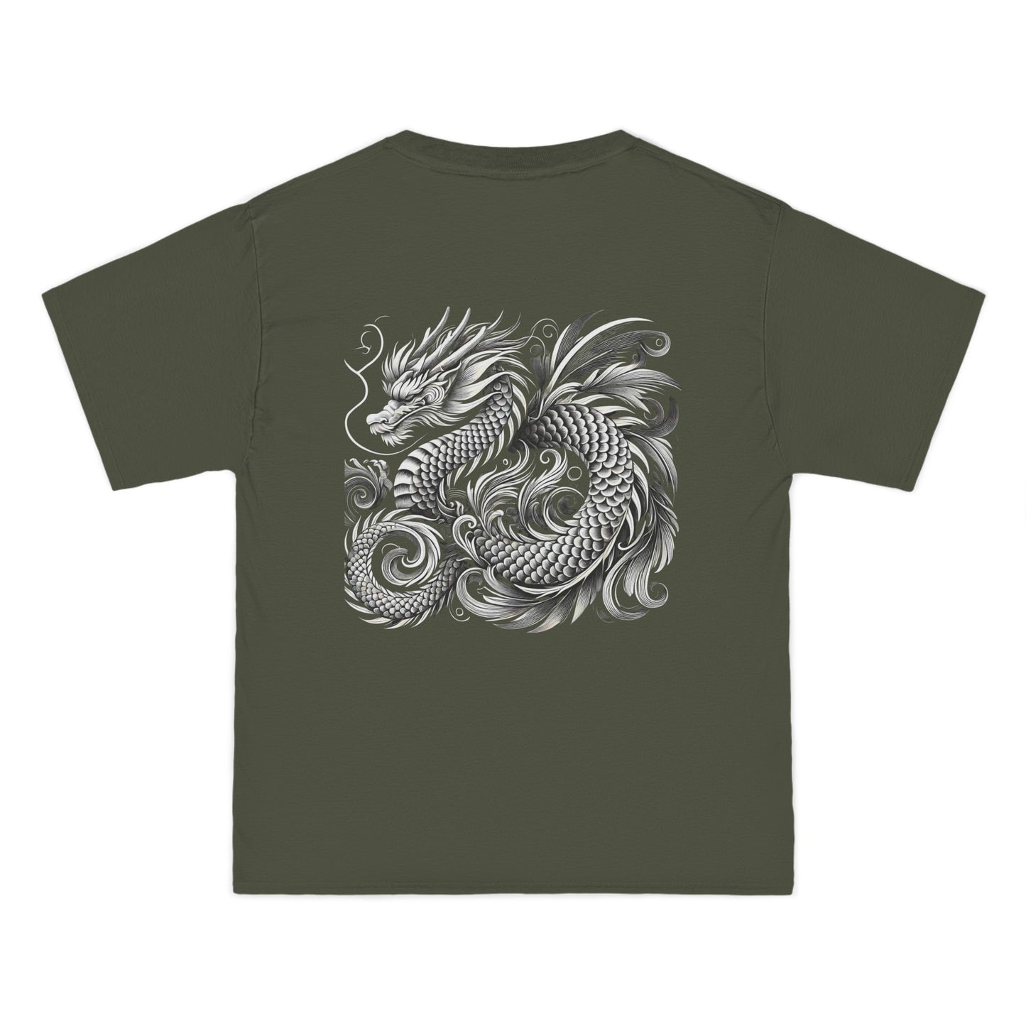 Stylized
Dragon: Monochromatic Deco