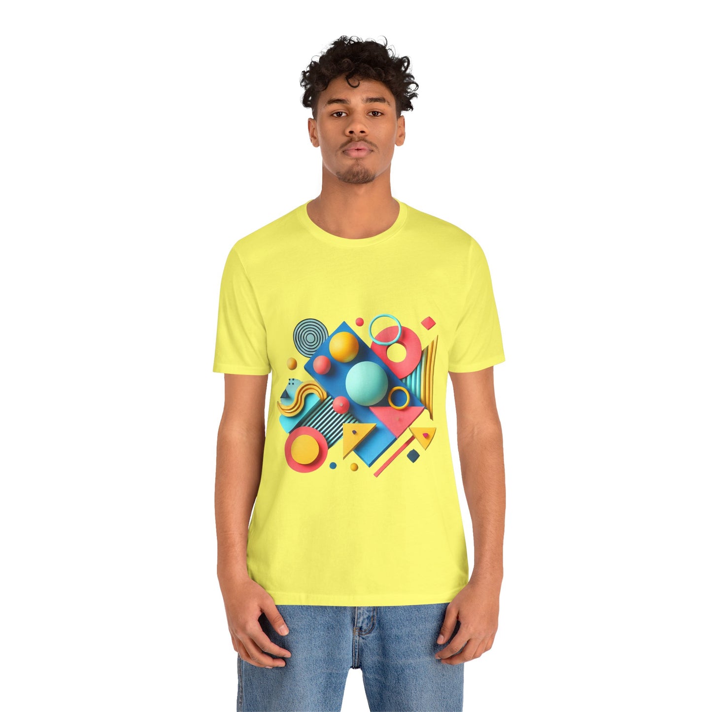 Abstract Geometric Shapes Design: Pop Surrealism