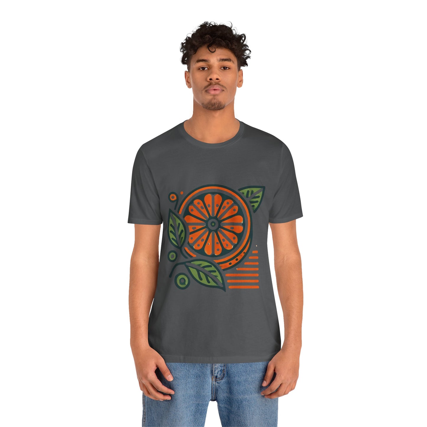Citrus Slice: Floral Orange Vibe