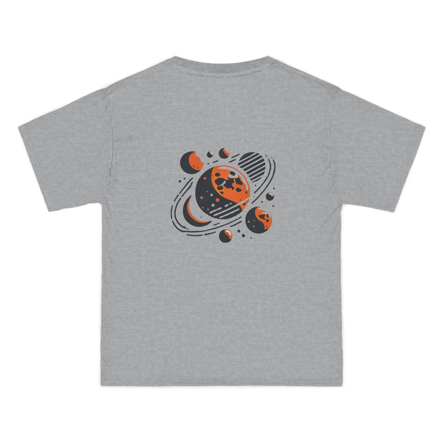 Orbiting
Moons: Minimalist Geometric