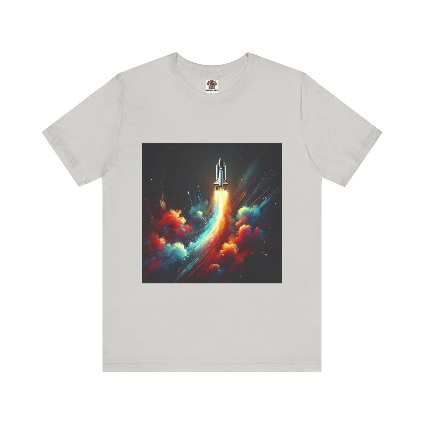 Space Rocket Launch: Abstract Splash
