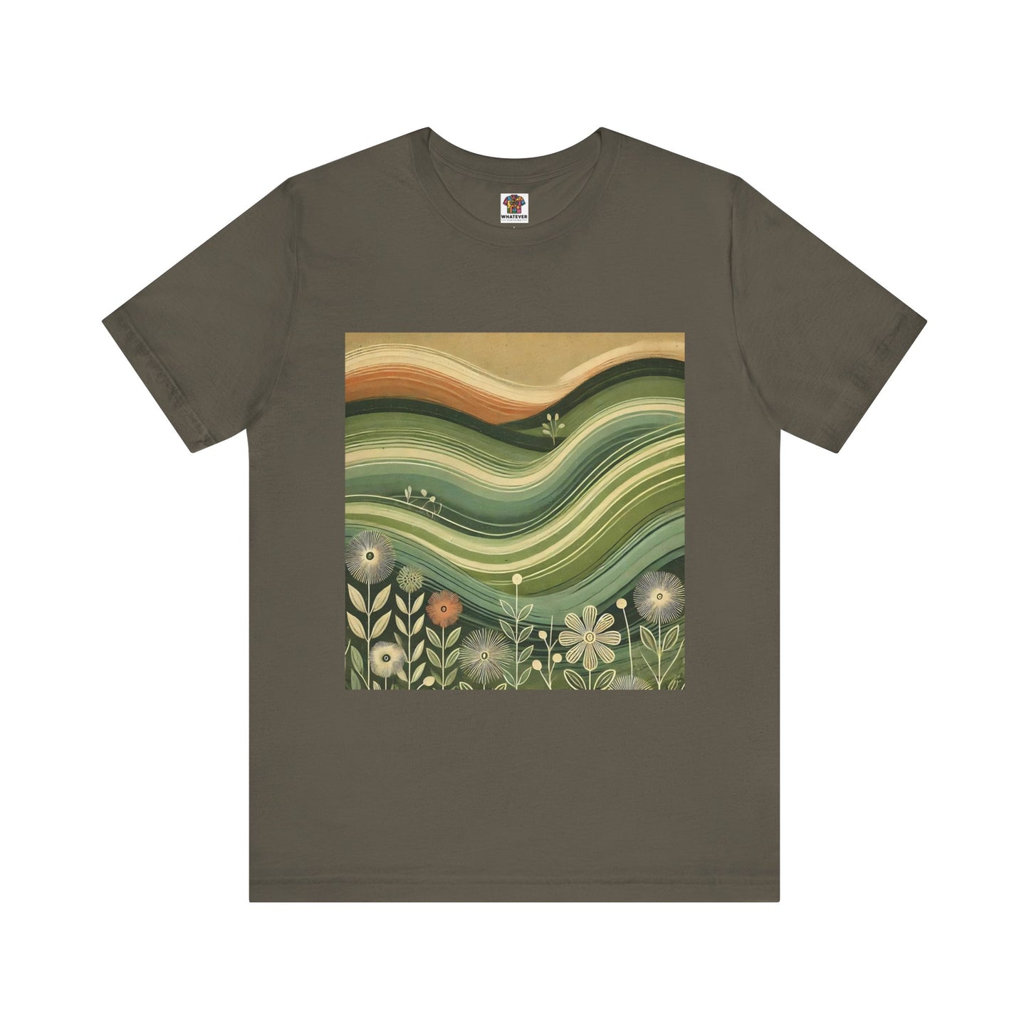 Rolling Hills: Floral Sepia