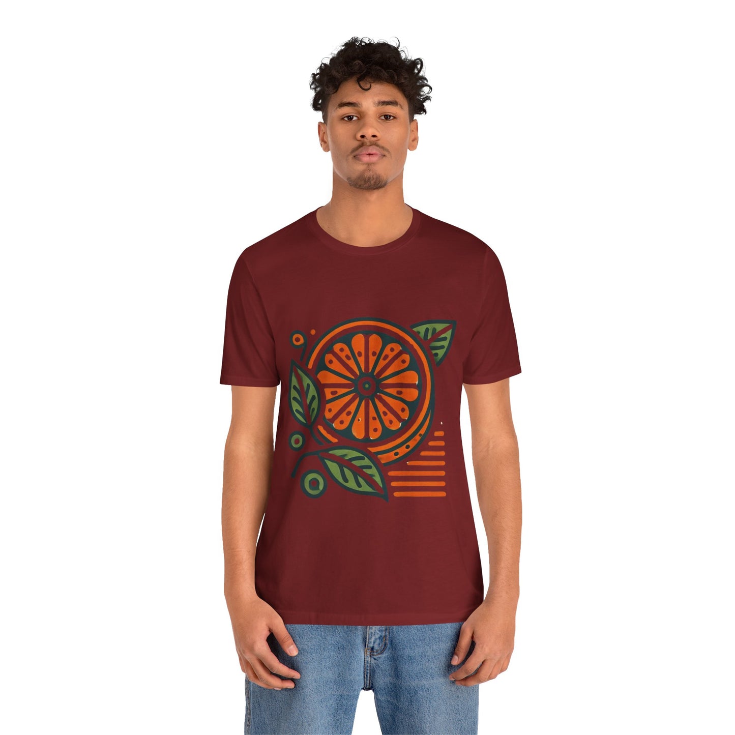 Citrus Slice: Floral Orange Vibe