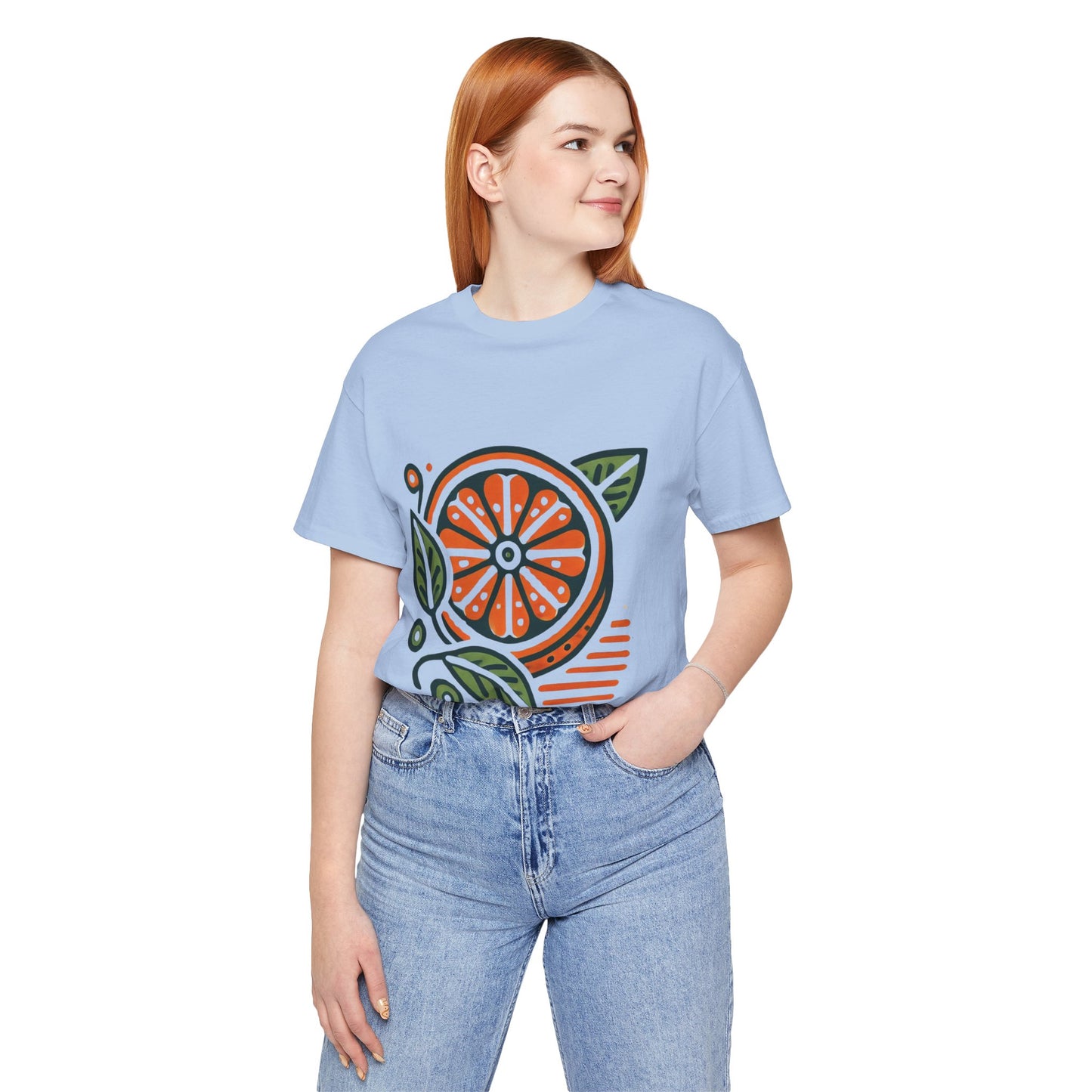 Citrus Slice: Floral Orange Vibe