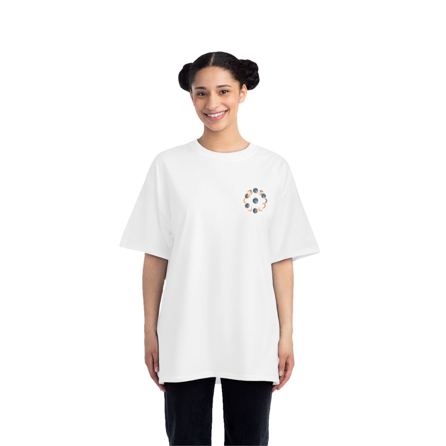 Lunar
Phases: Minimalist Geometric