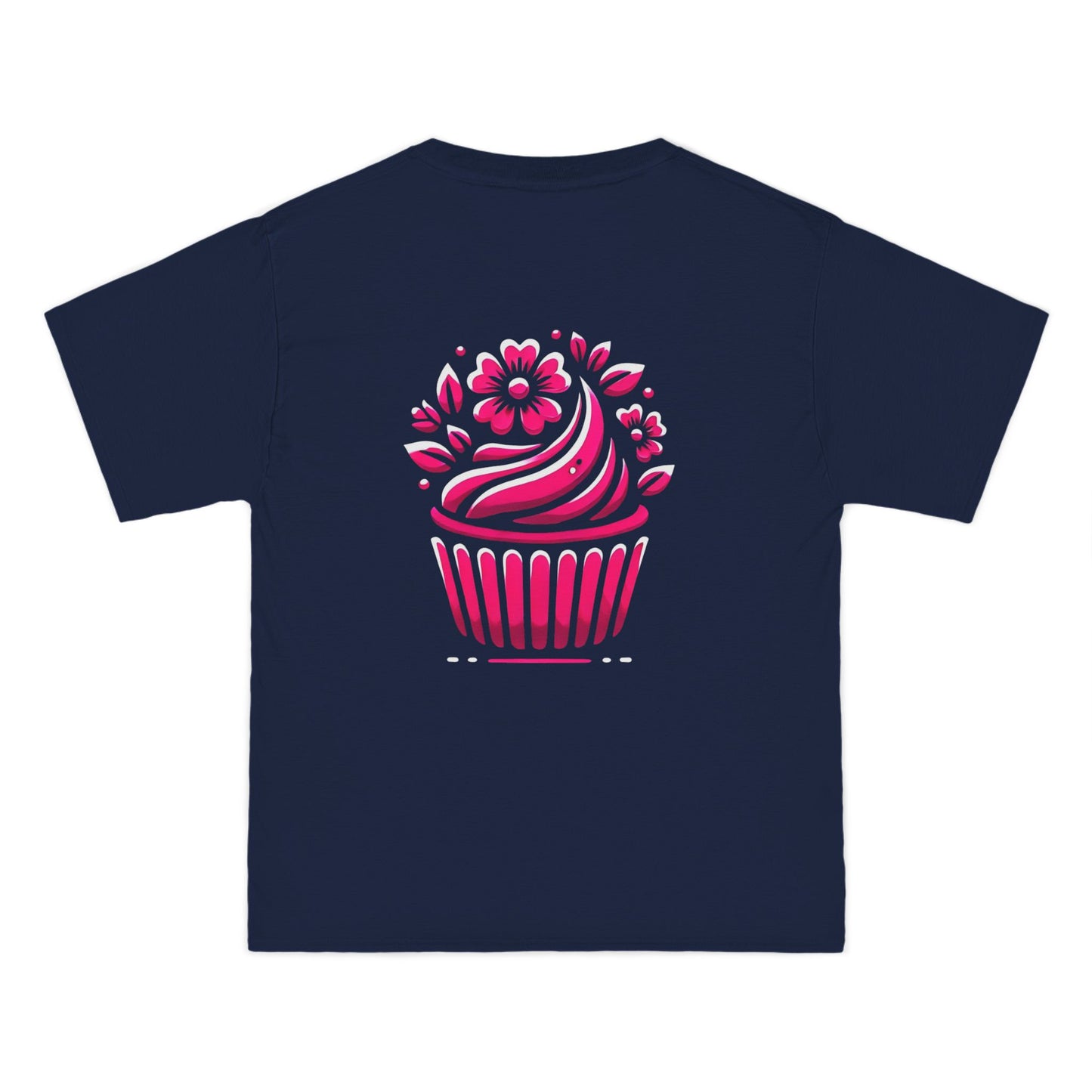 Cupcake
with Floral Frosting: Floral Noir