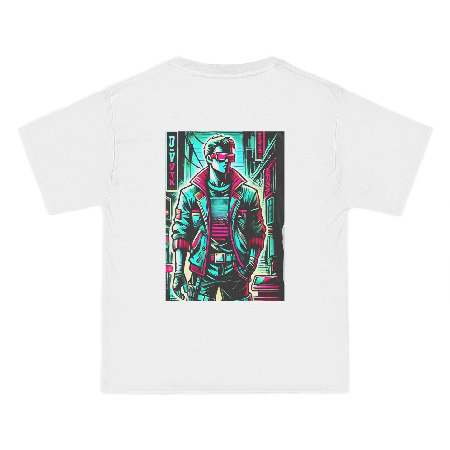 Stylized
Human Figure: Cyberpunk Retro-futuristic