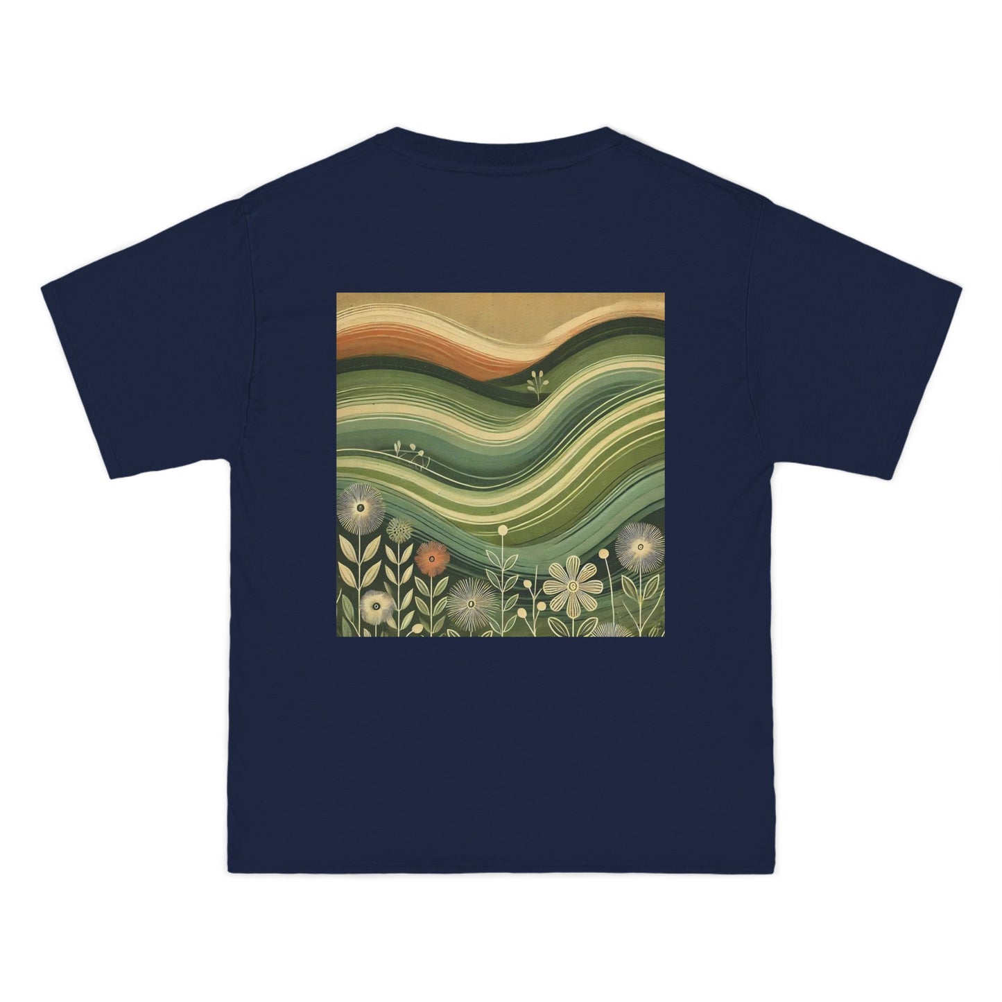 Rolling
Hills: Floral Sepia
