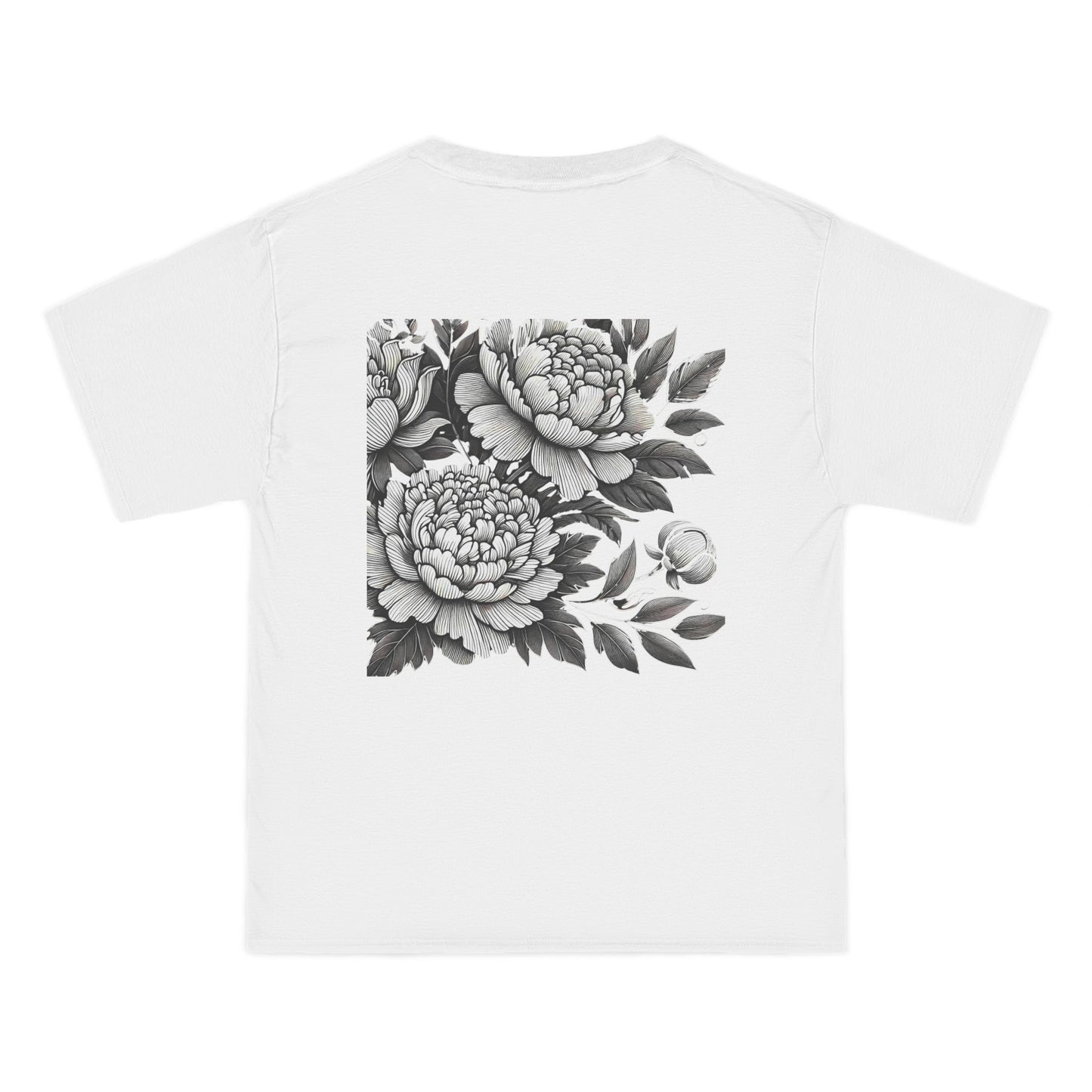 Stylized
Peonies: Monochromatic Deco