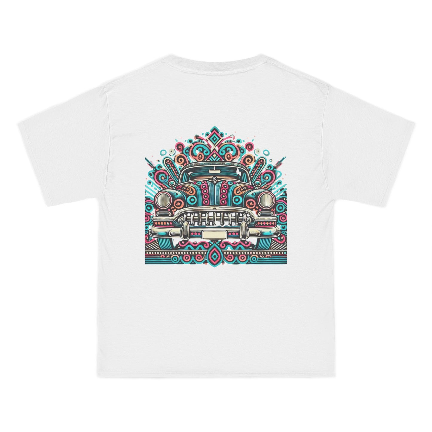 Stylized
Vintage Car: Ethnic Boho Vibes