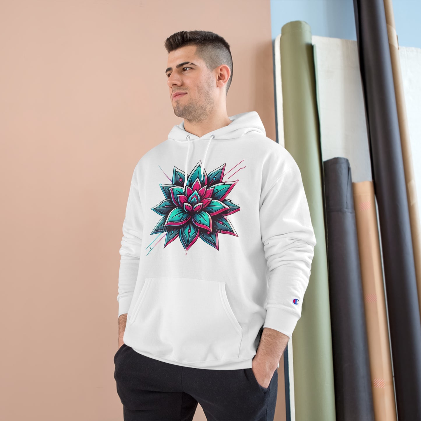 Cybernetic
Flower: Cyberpunk Retro-futuristic