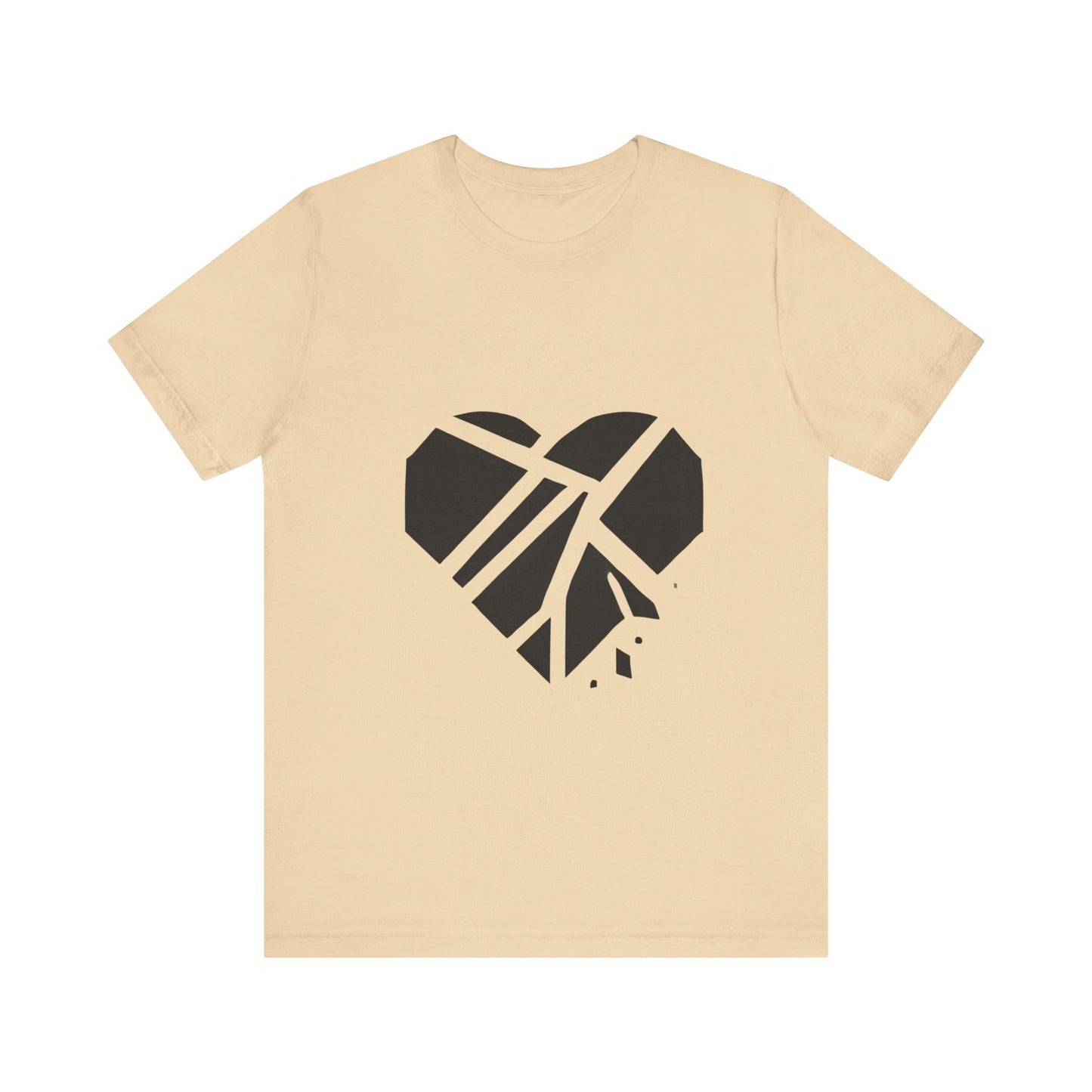 Shattered
Heart: Minimalist Line Art