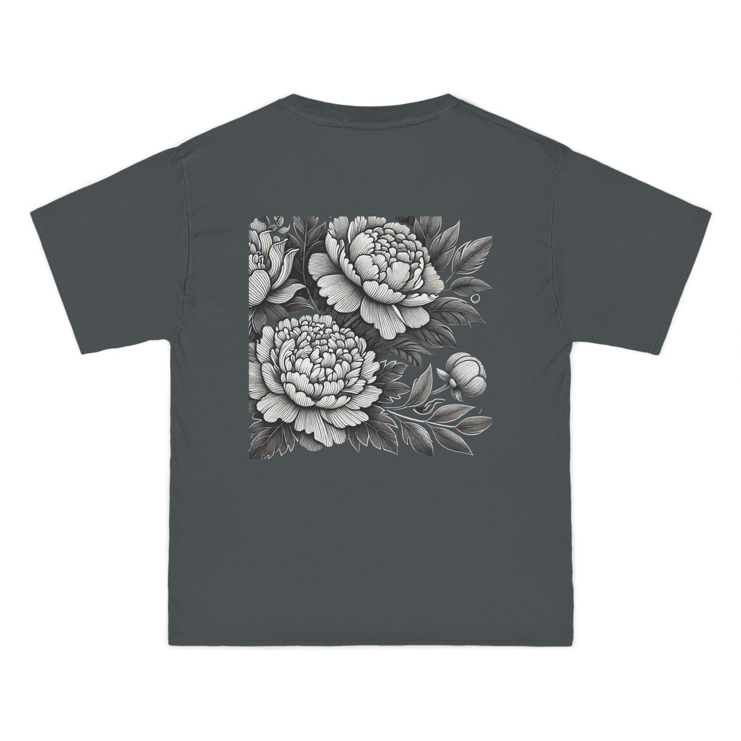 Stylized
Peonies: Monochromatic Deco