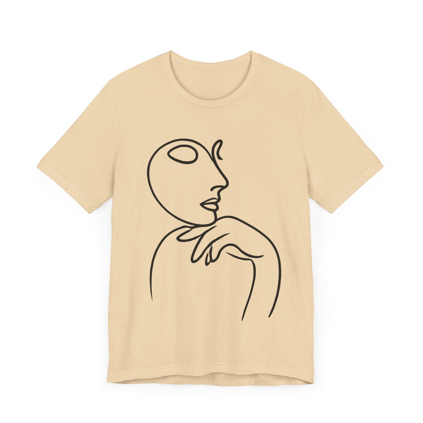 Contemplative
Face: Minimalist Line Art
