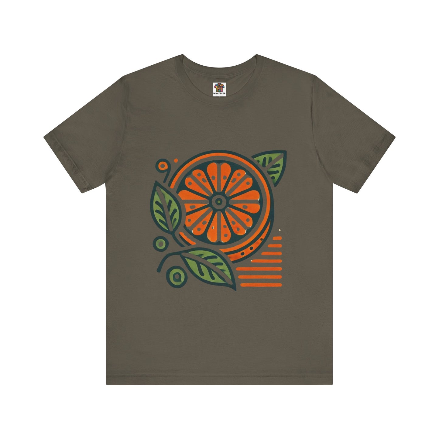 Citrus Slice: Floral Orange Vibe