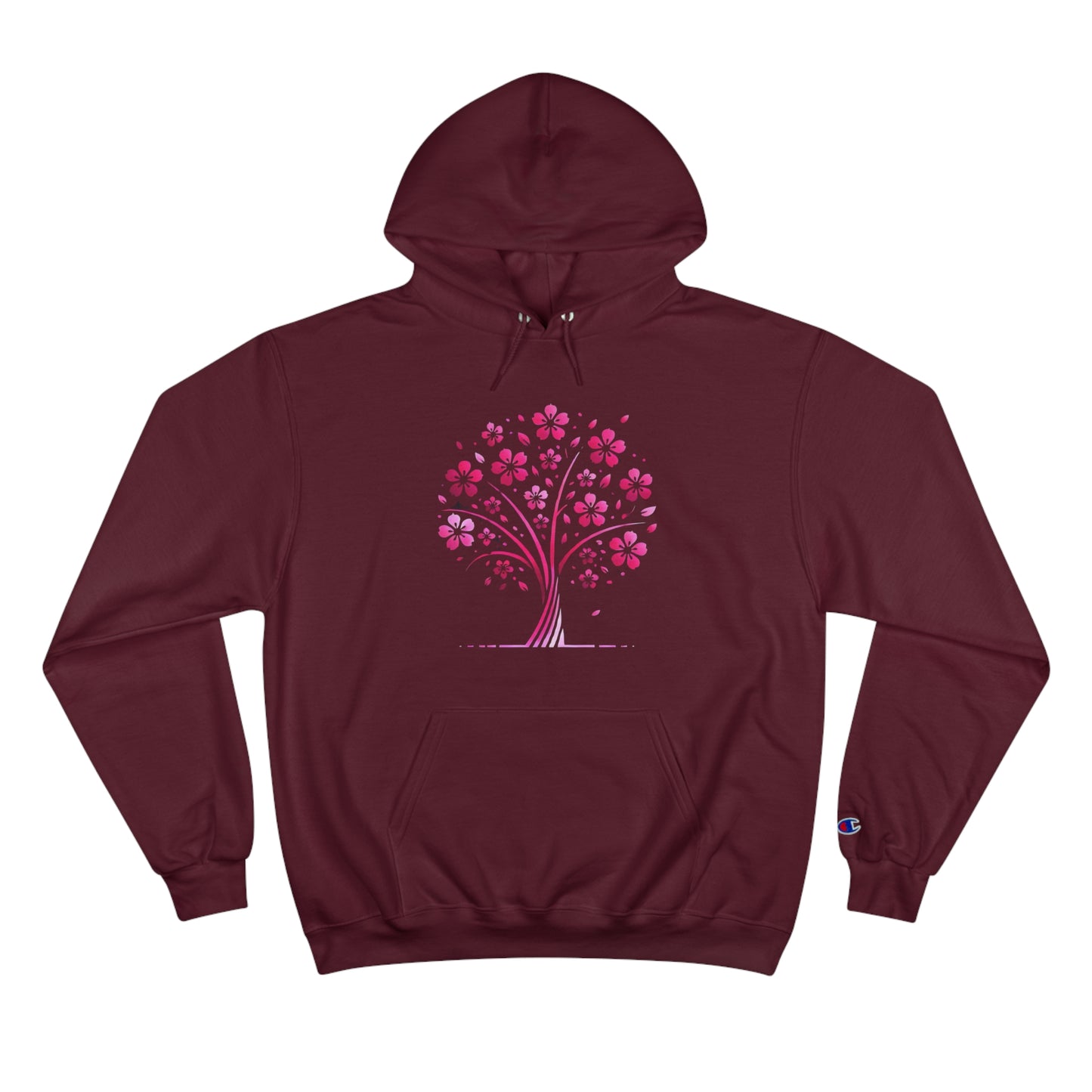 Isolated
Stylized Tree: Floral Noir