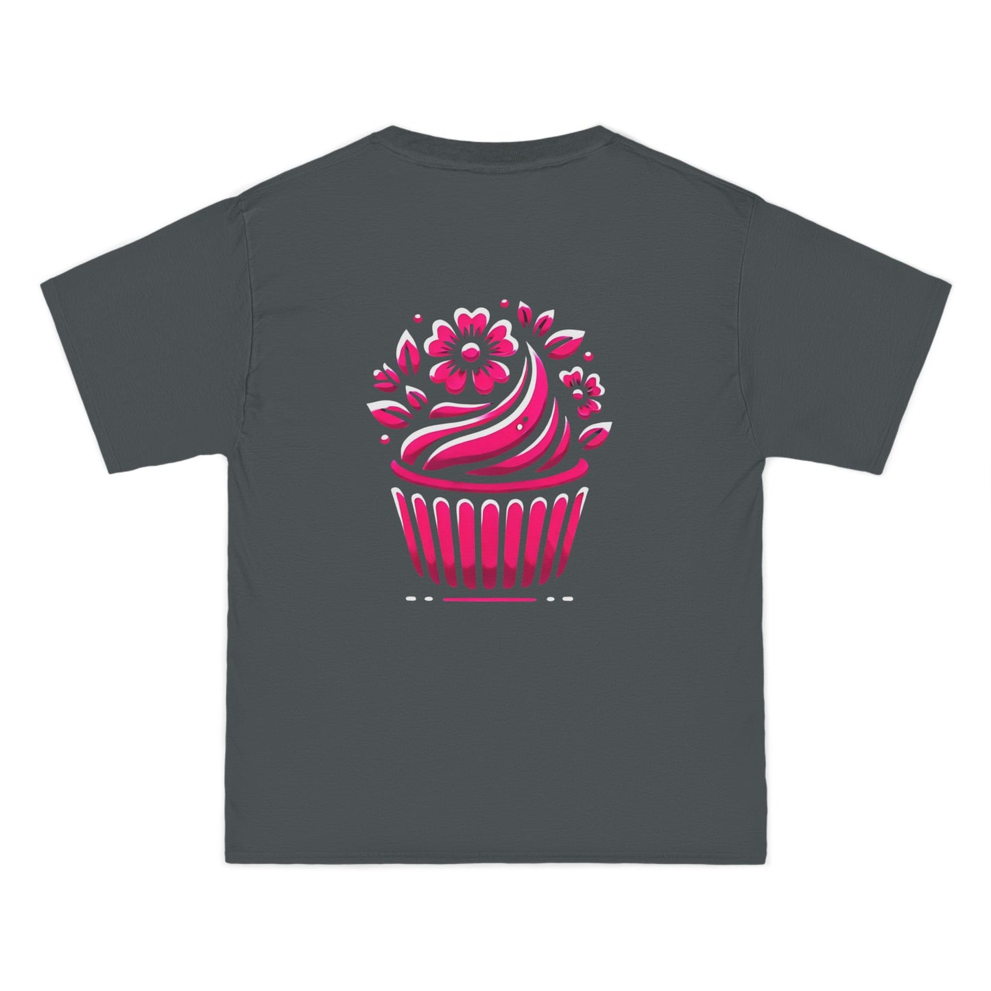 Cupcake
with Floral Frosting: Floral Noir