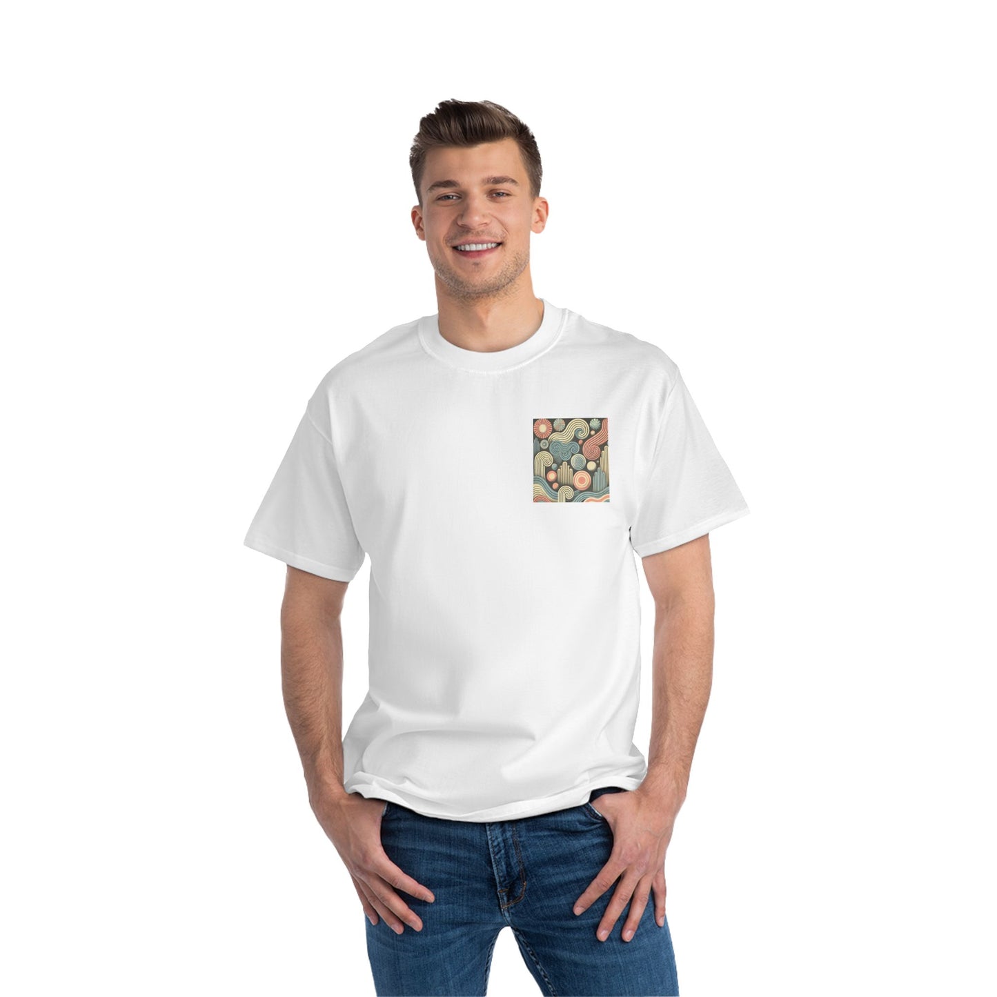 Abstract
Waves and Spirals: Groovy Retro