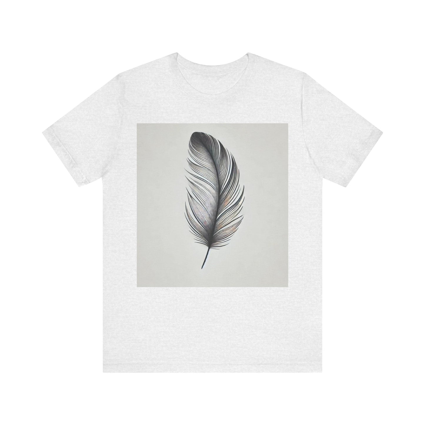 Solitary
Feather: Minimalist Line Art