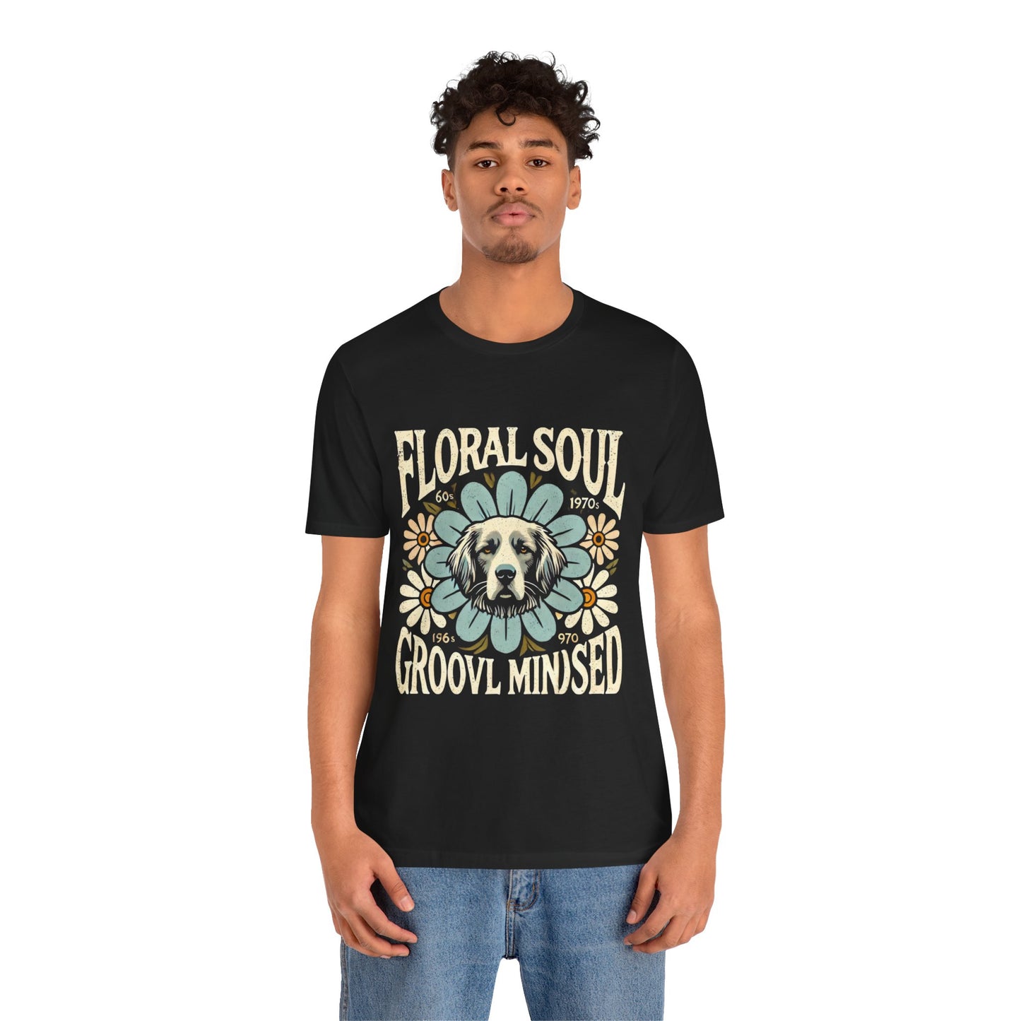 Stylized Vintage Dog: GROOVY Retrozip