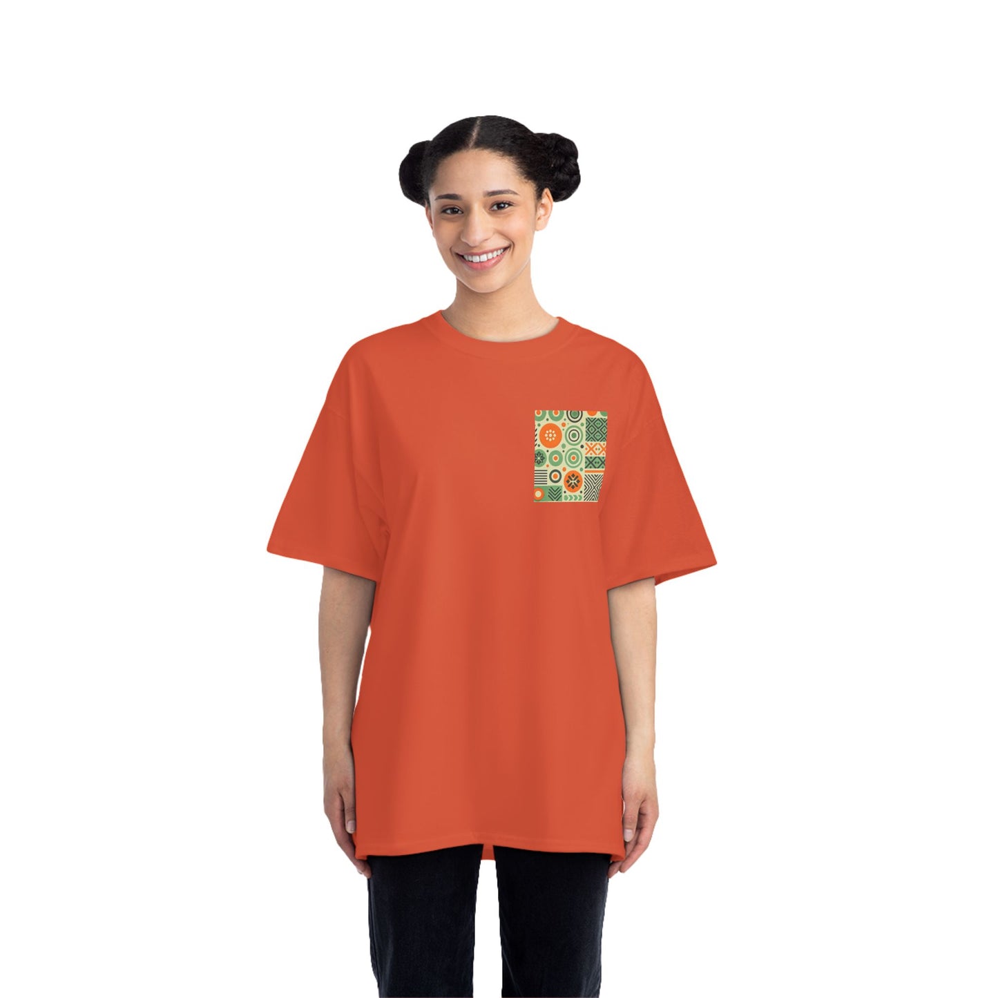 Geometric
Shapes: Floral Orange Vibe