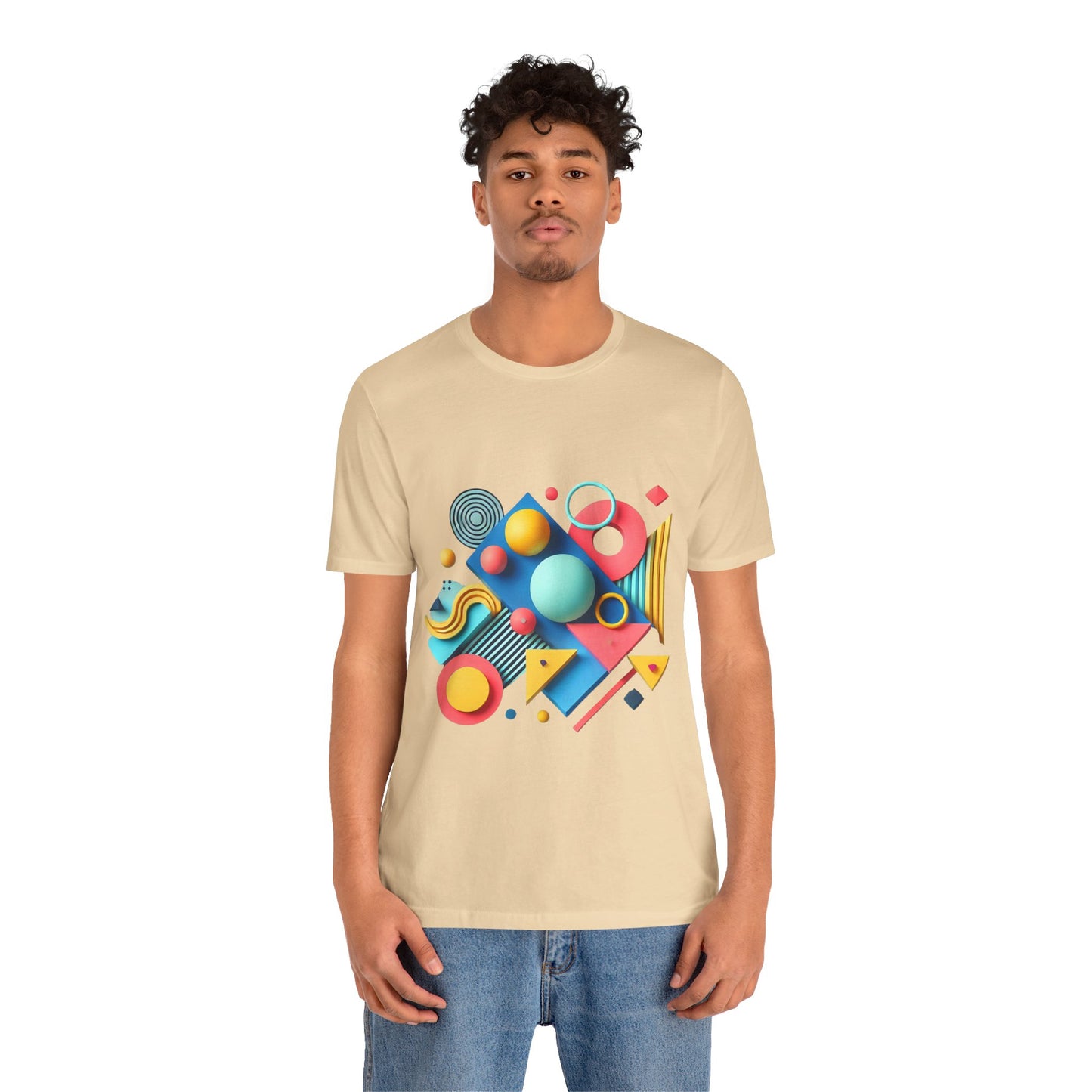Abstract Geometric Shapes Design: Pop Surrealism