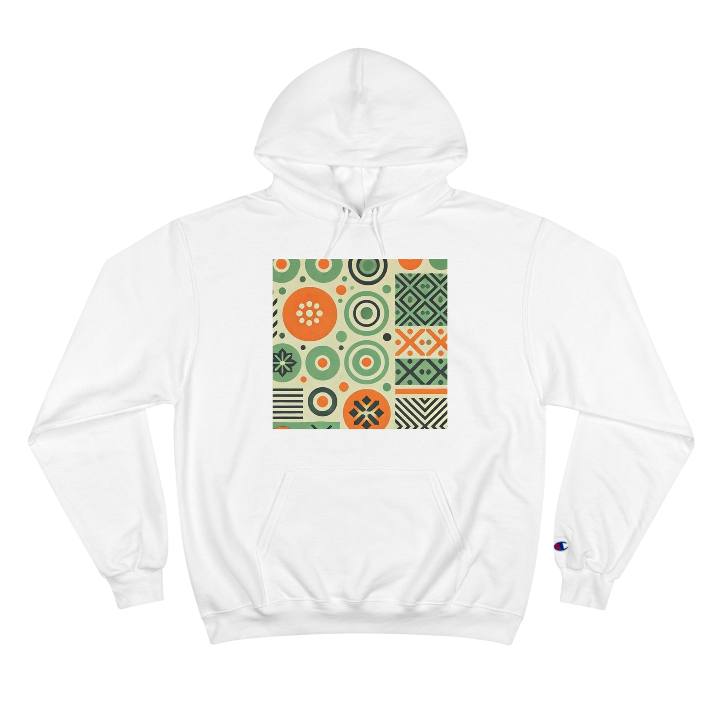 Geometric
Shapes: Floral Orange Vibe