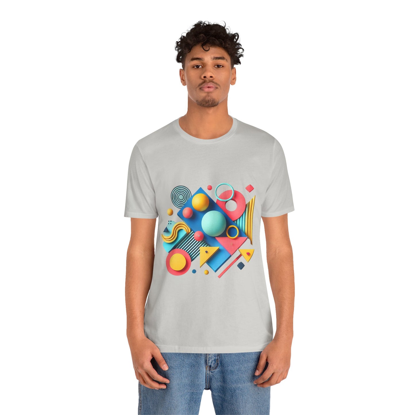 Abstract Geometric Shapes Design: Pop Surrealism
