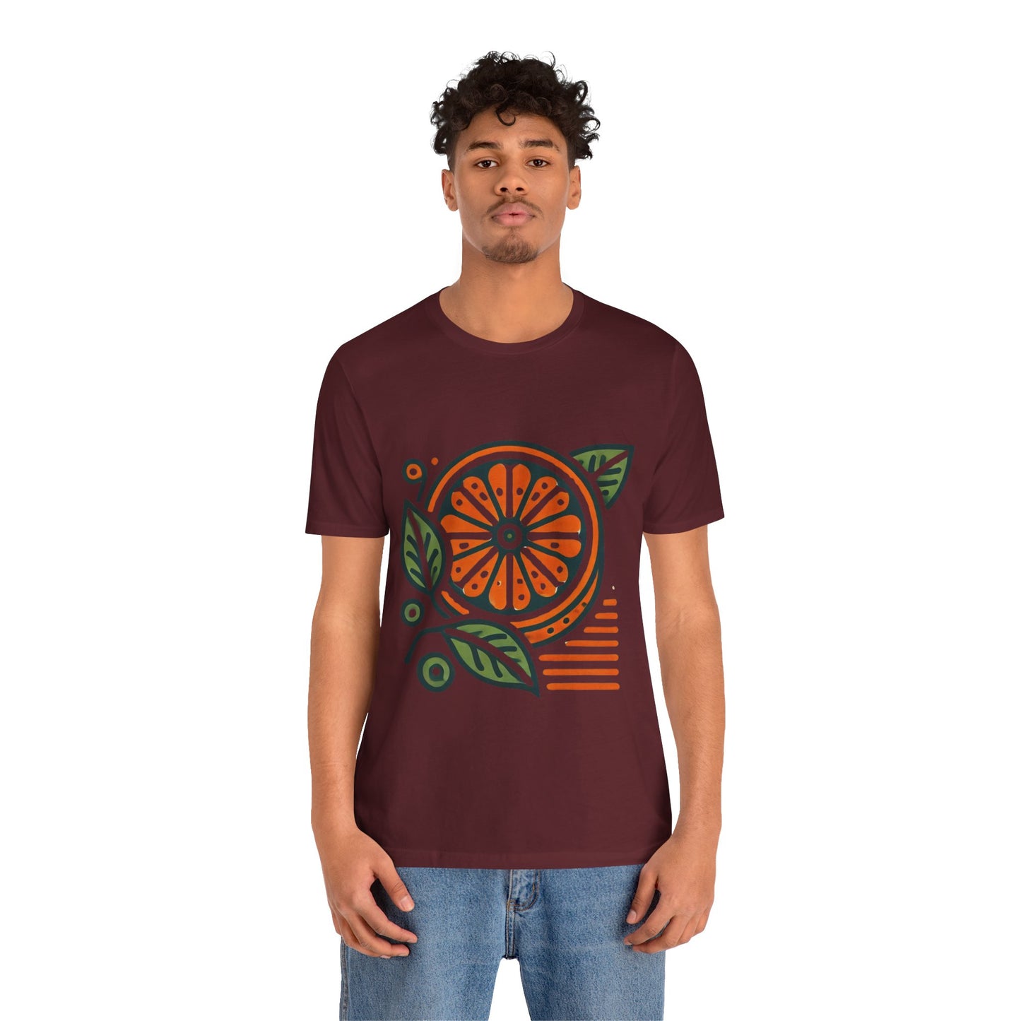 Citrus Slice: Floral Orange Vibe